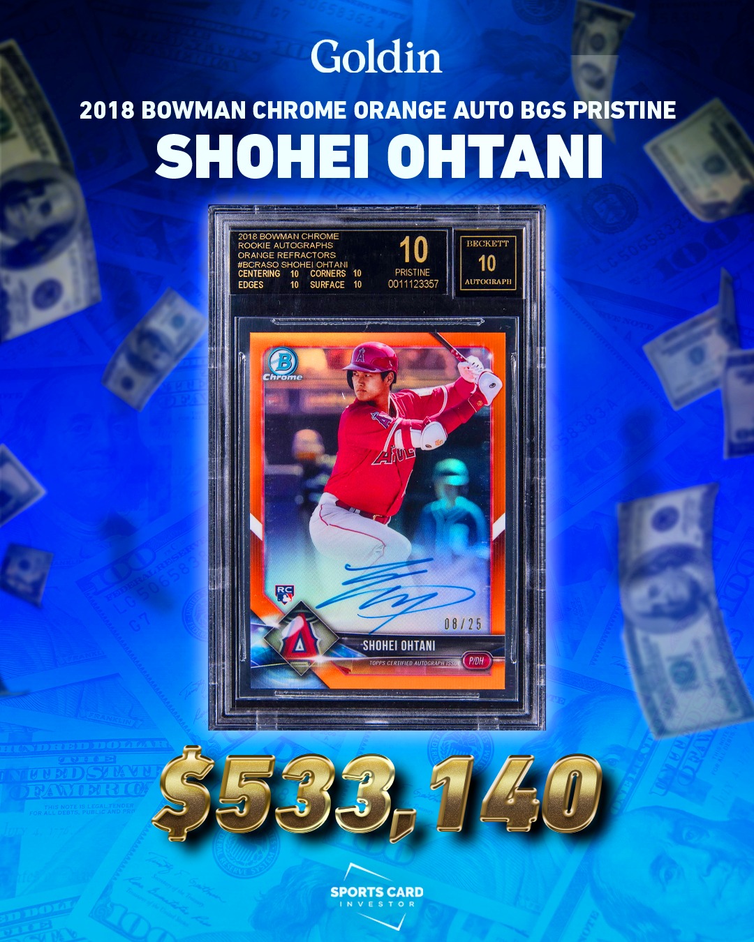 ? BREAKING: NEW RECORD FOR ANY SHOHEI OHTANI CARD! ? Final Sale 
