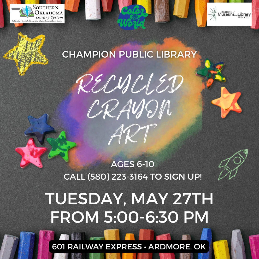 Southern - Give old crayons a new life! Join Champion Public Library ...