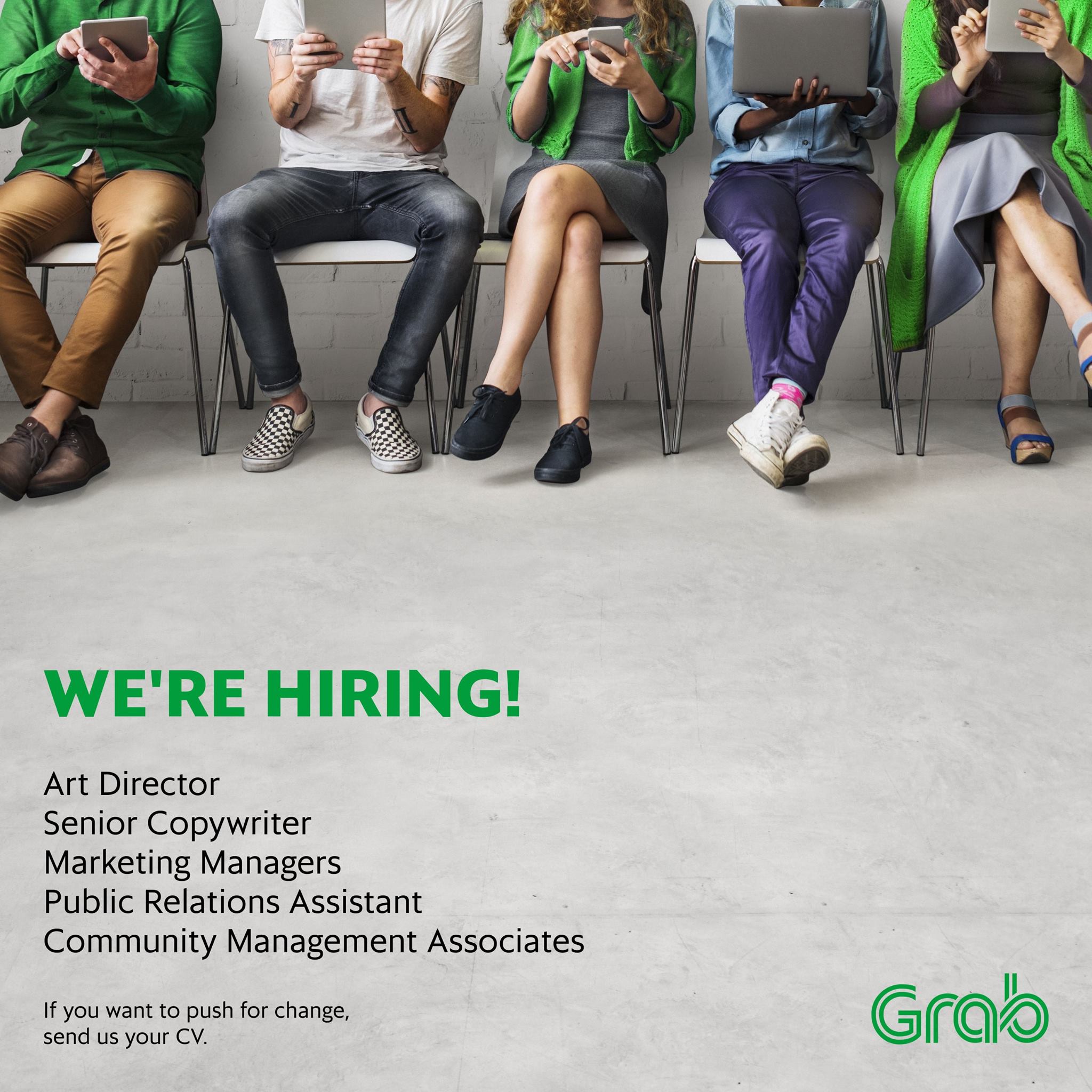 Grab - If you're looking for change, send us your CV via email at ...