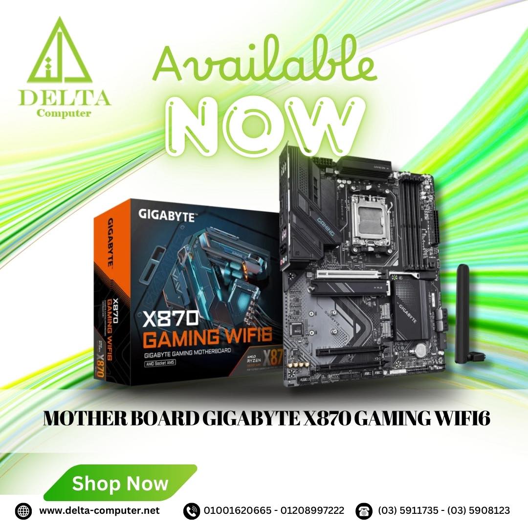 Delta Computer - ⚫ Gigabyte X870 GAMING WiFi 6 DDR5 ATX... | Facebook