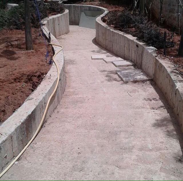 Procrete - Before and after exposed aggregate ramp done by...