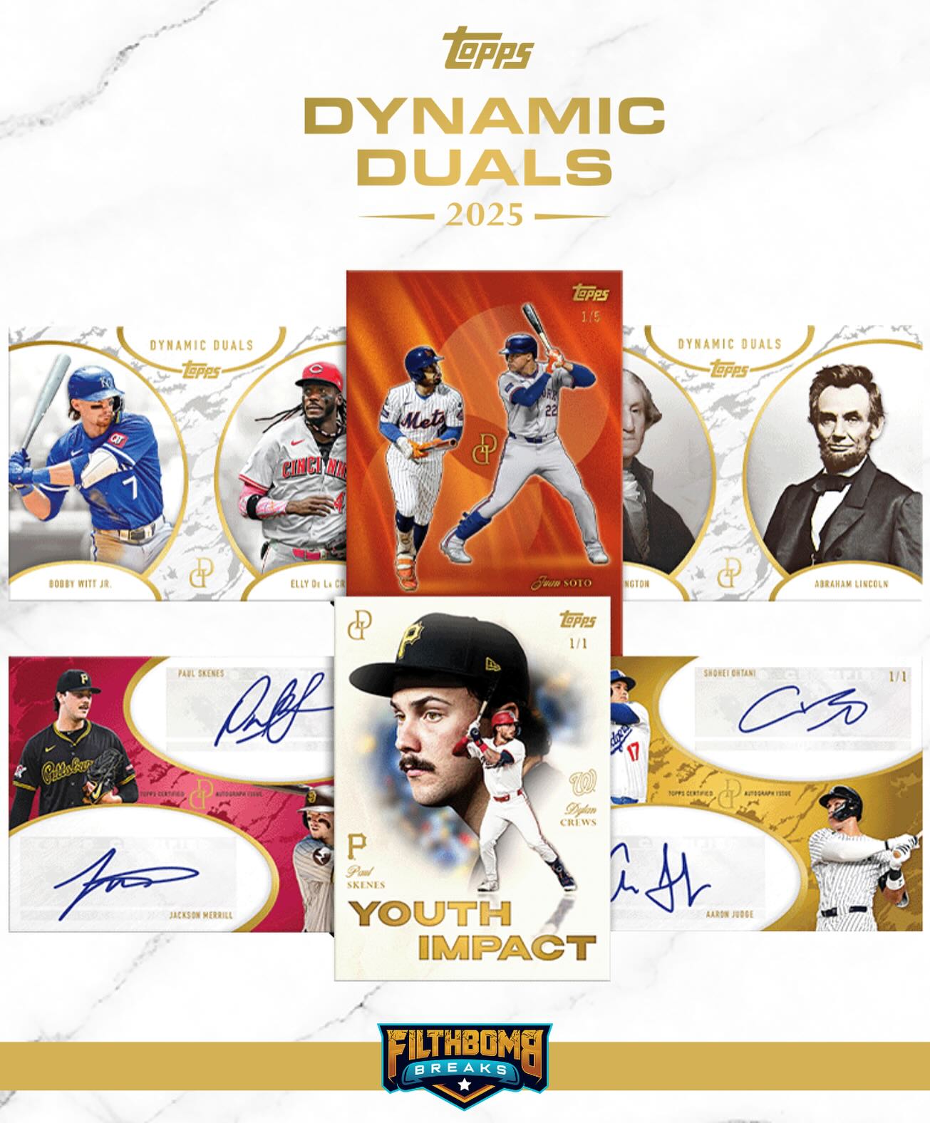 Filthbomb - ? RELEASE ALERT: 2025 @Topps MLB Dynamic Duals 