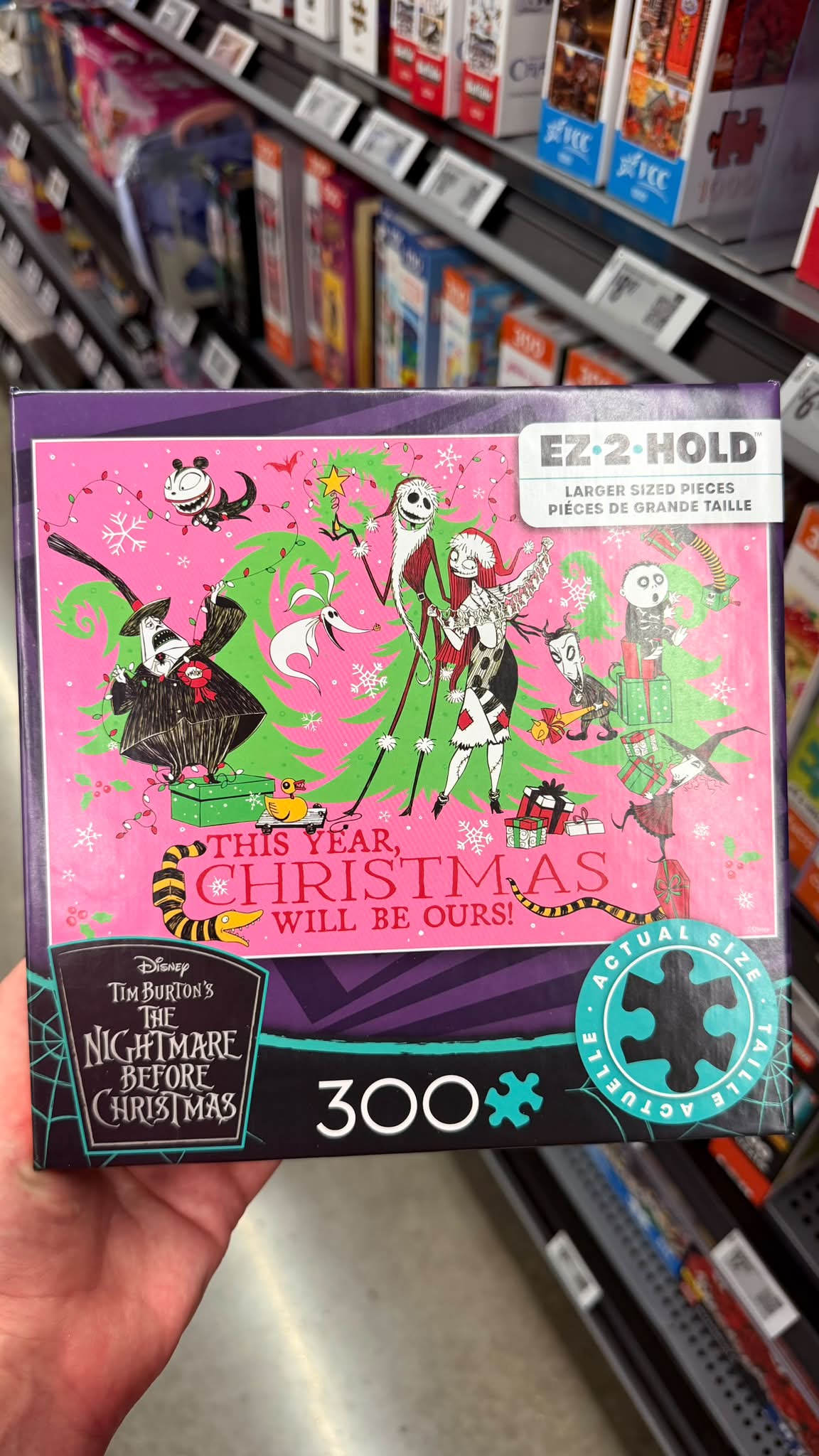 😍 New Nightmare Before Christmas puzzle spotted at Walmart 🎃🎄🧩