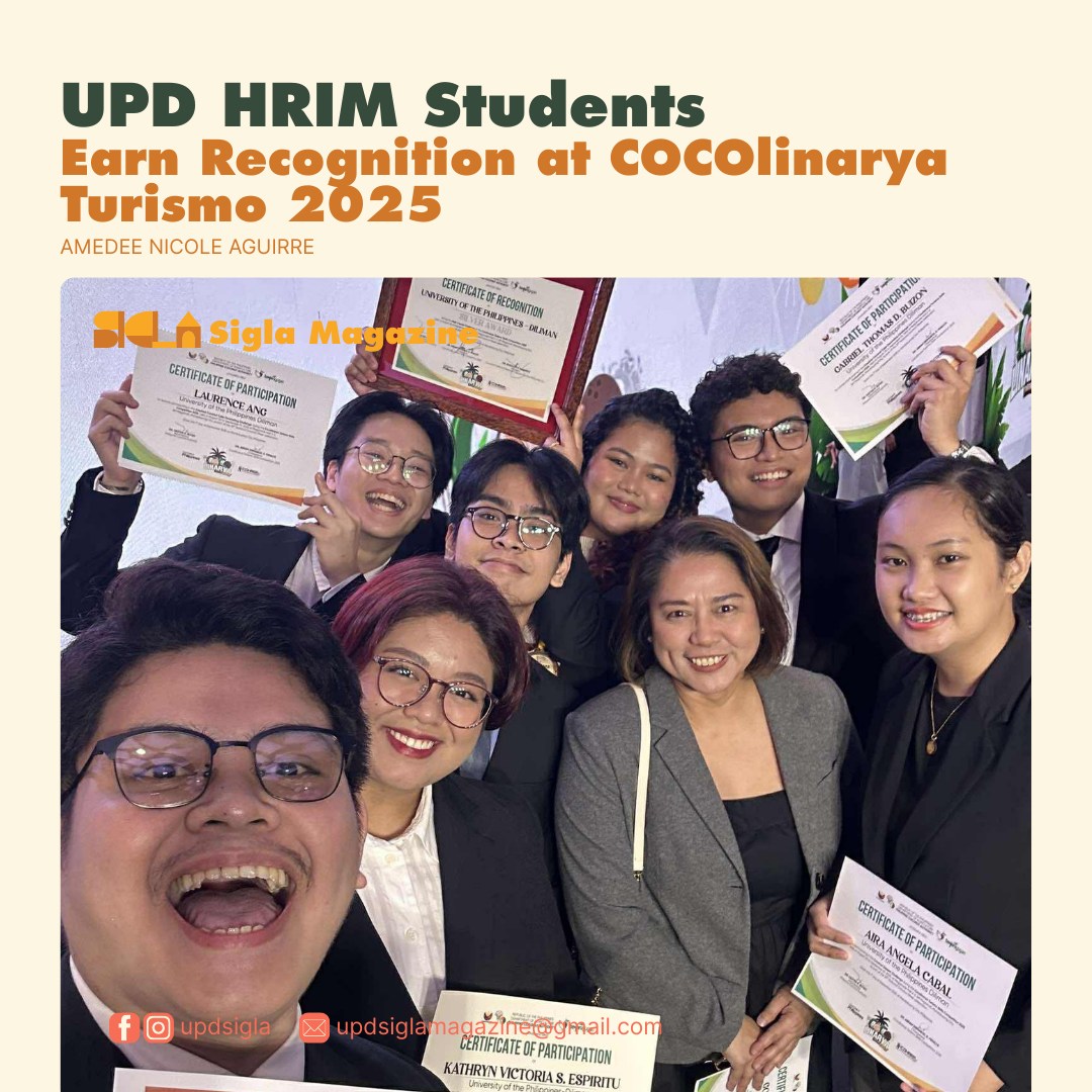 Sigla - NEWS | UPD HRIM Students Earn Recognition at COCOlinarya ...
