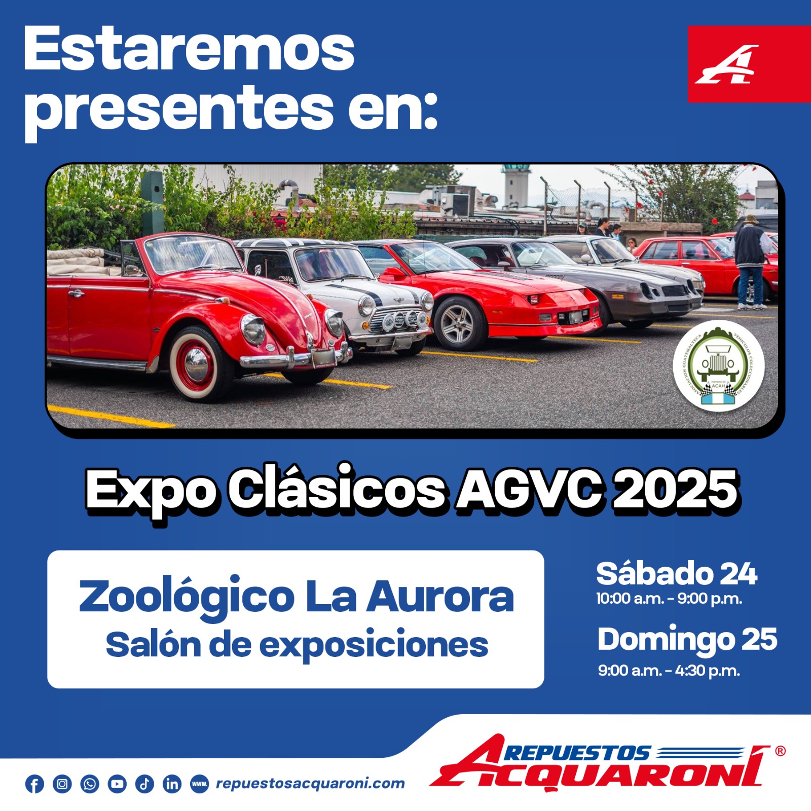 Repuestos - ¡🚗Este 24 y 25 de mayo tenemos una cita con la historia ...