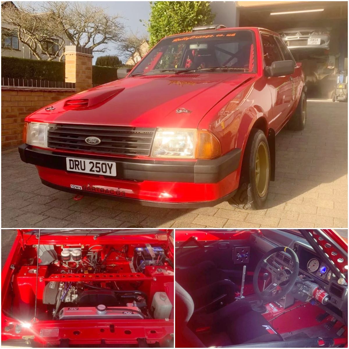 Rally - Ford mk3 Escort Gartrac G3 190bhp Silver Top Details here ...