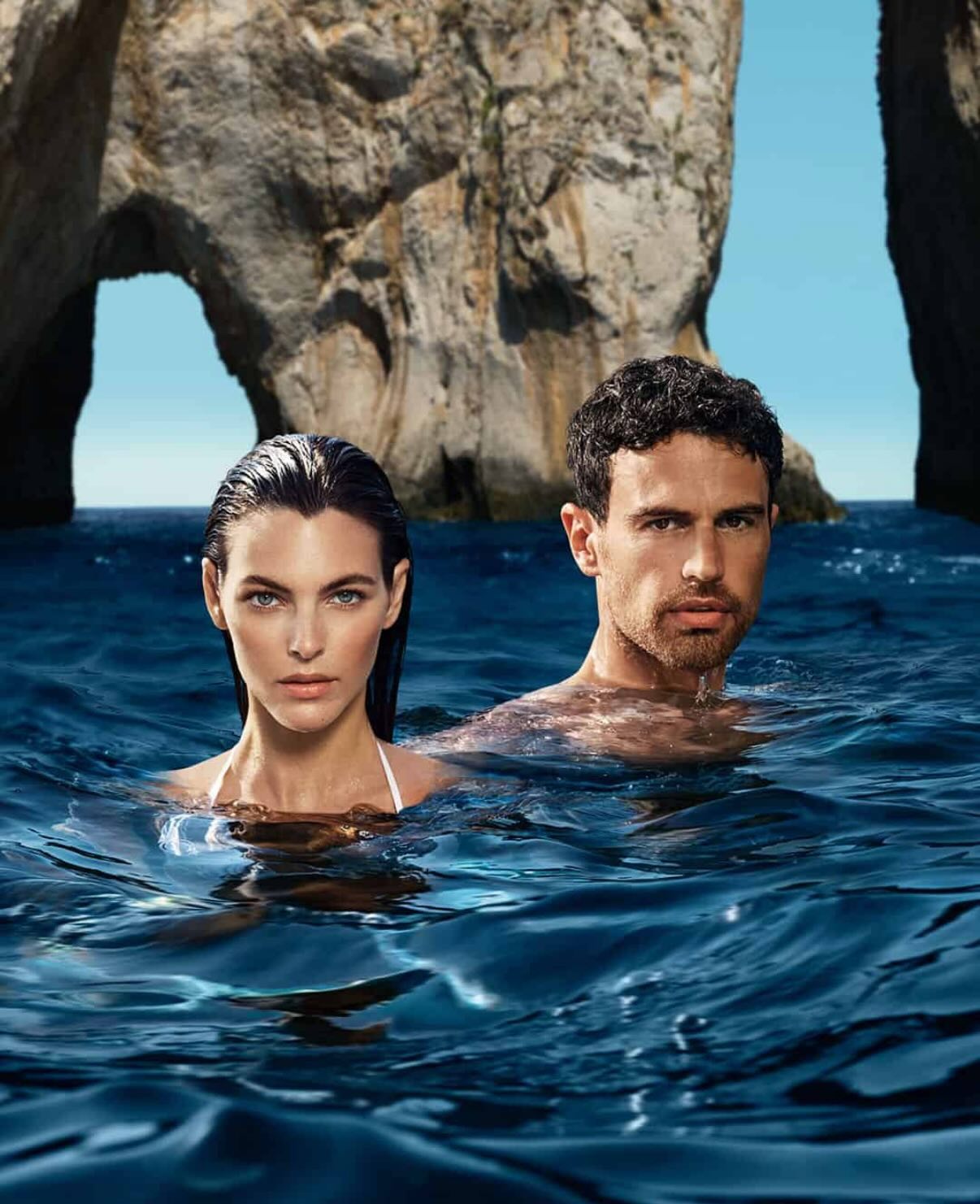 Vittoria Ceretti & Theo James for Dolce & Gabbana Light Blue