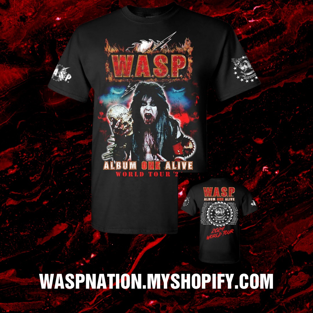 T-Shirt Collection W.A.S.P. Band Concert - Unisexe Taille S à 5XL - Neuf Avec Étiquettes - Personnalisable
