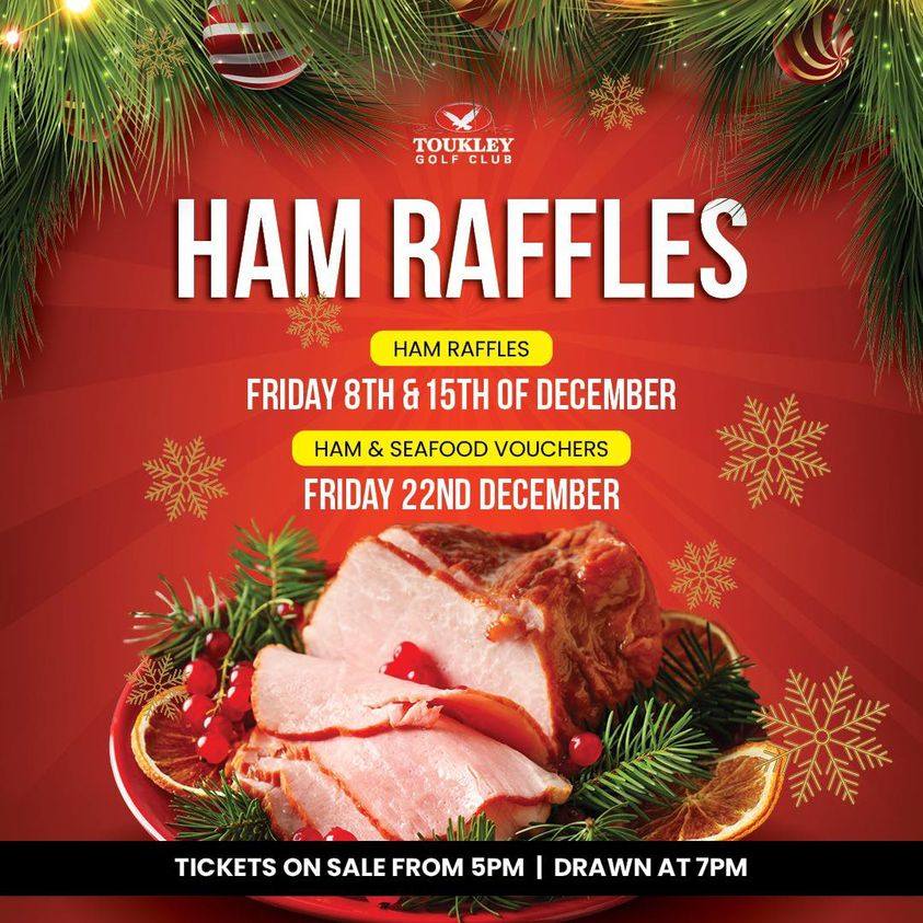Mega Ham Raffle Tonight 🐷 + Seafood... - Toukley Golf Club | Facebook