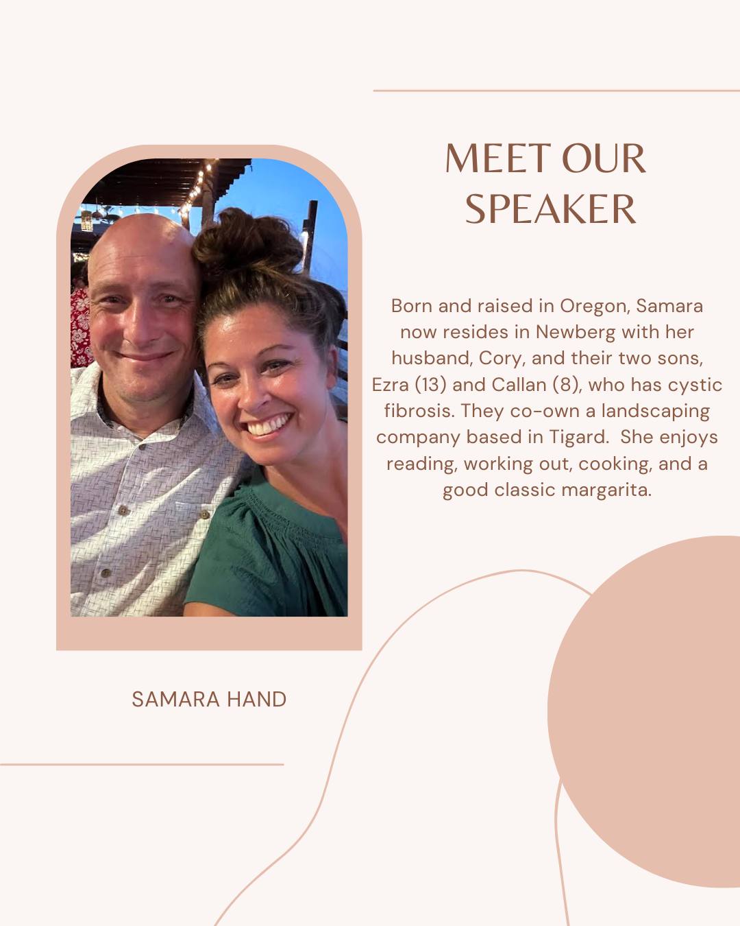 Vivian - We are thrilled to welcome Samara, who attended our 2024 ...