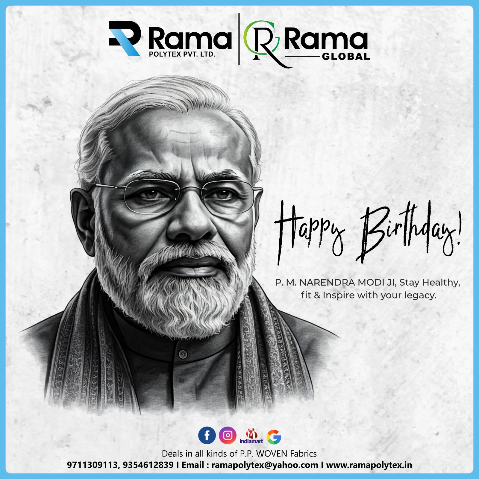 Rama - Warm birthday wishes to Hon’ble Prime Minister Shri Narendra ...