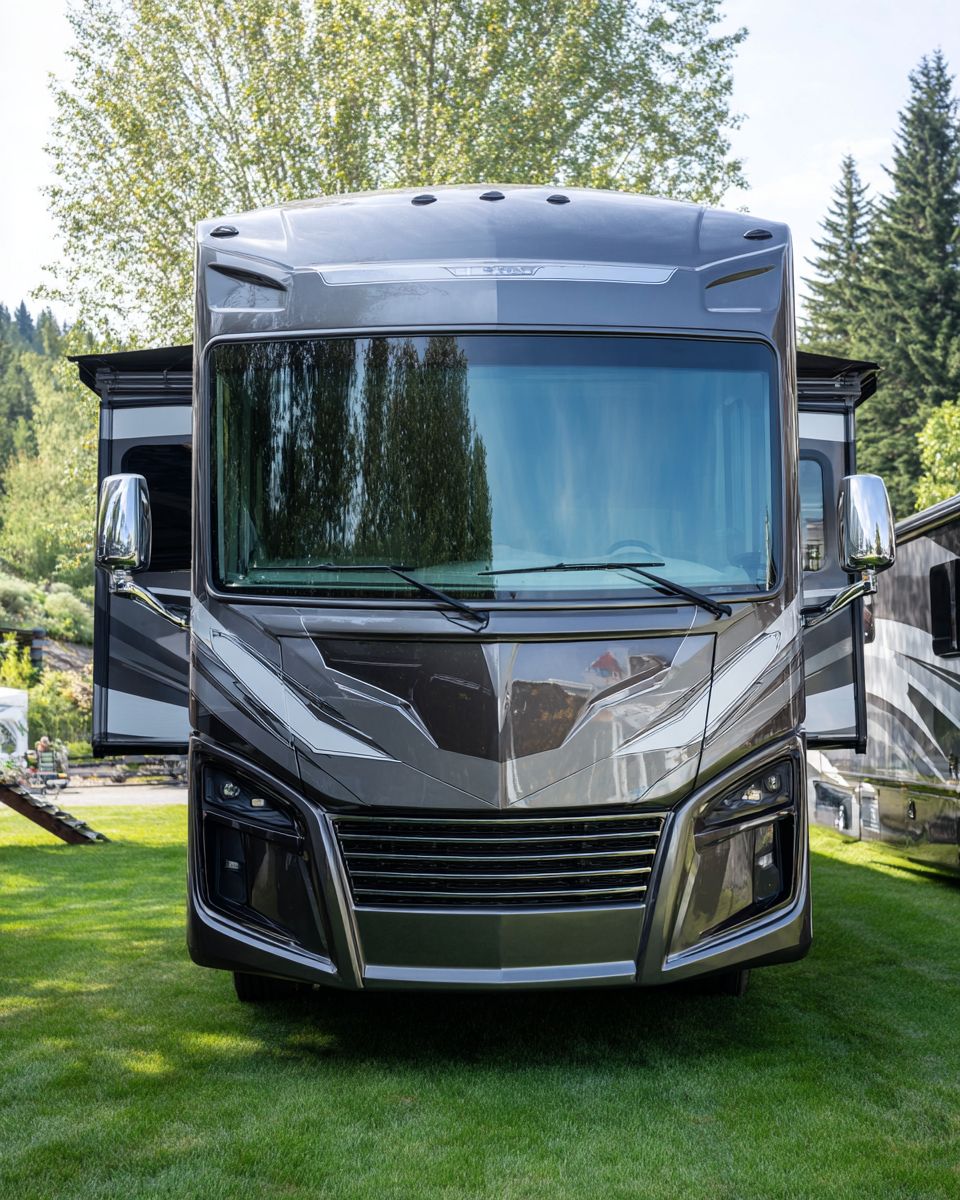 RV - Come inside this fifth wheel rv with full-size kitchen. The ...