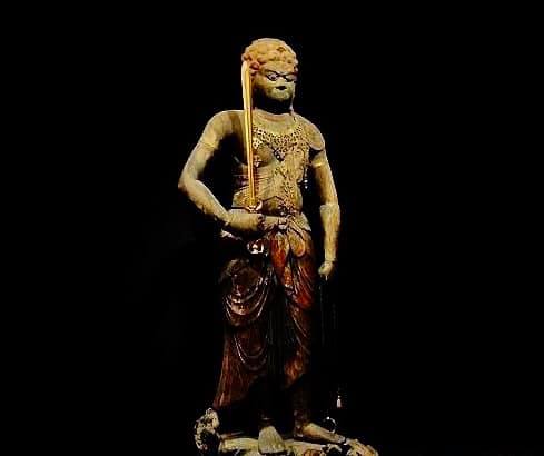メトロポリタン美術館 不動明王立像(平安後期)。 南丹市の古刹、九品寺