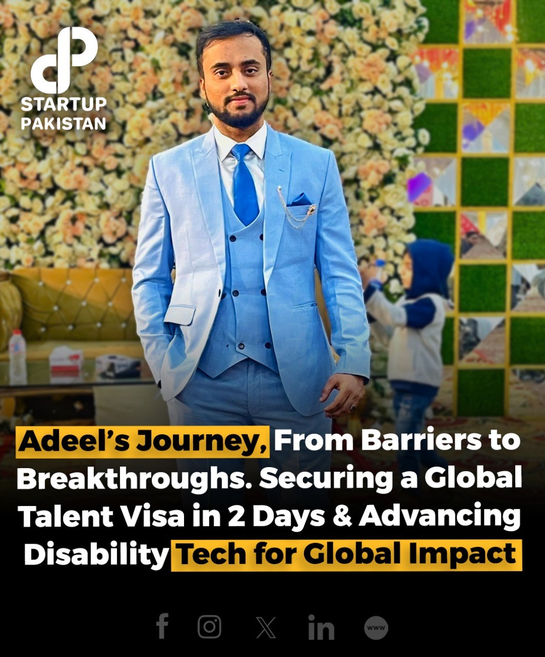 Startup - In a remarkable feat, Adeel Awan , founder of The Techrotics ...