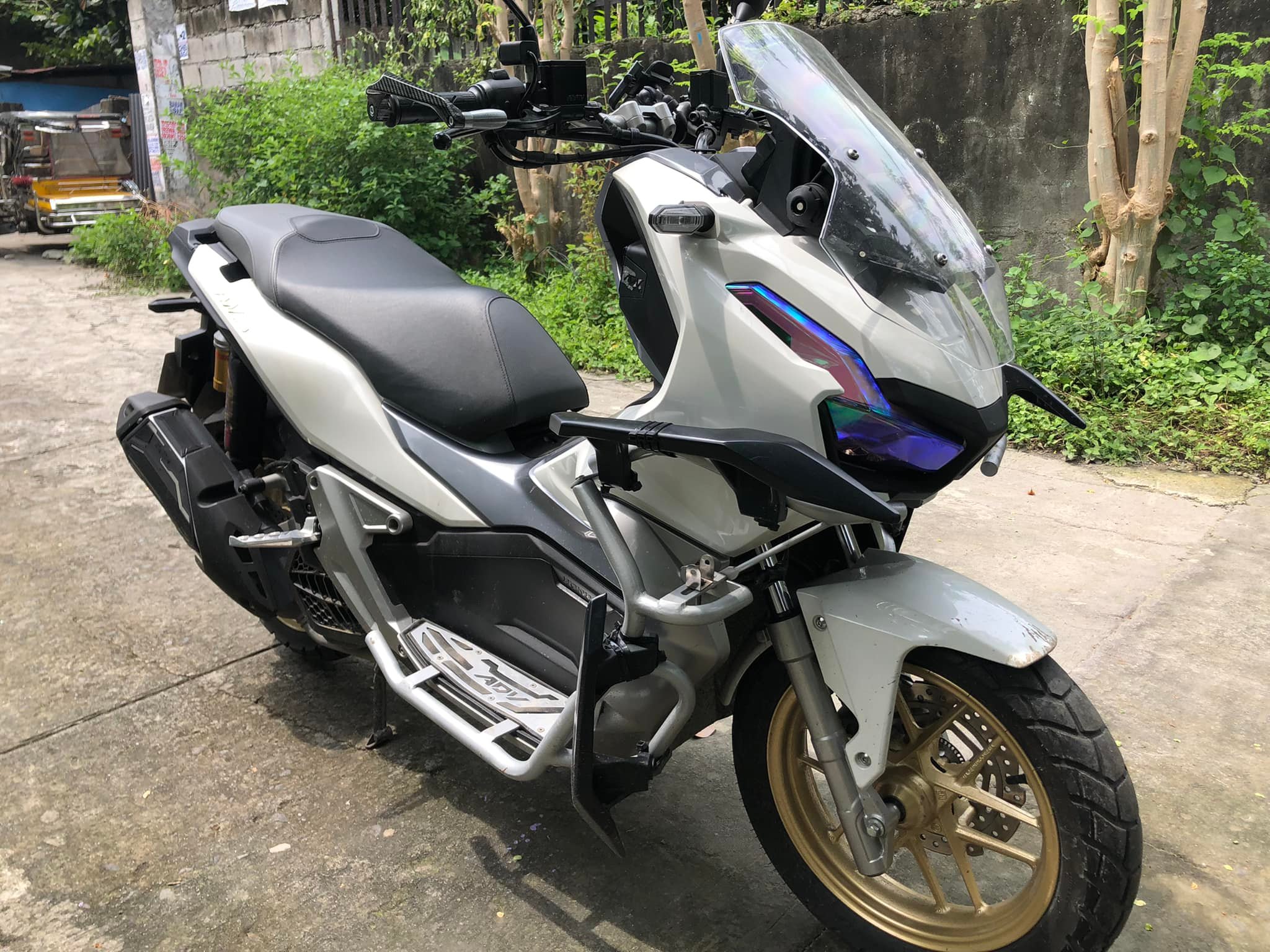 HONDA ADV 150 BLACK TEXTURE PAINT - 𝙋𝙖𝙣𝙮𝙚𝙧𝙤𝙨 𝙈𝙤𝙩𝙤𝙧𝙨 𝙥𝙖𝙞𝙣𝙩 𝙨𝙝𝙤𝙥