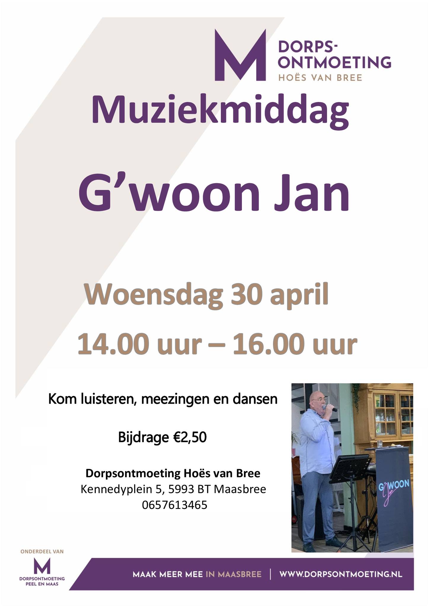 Dorpsontmoeting Hoës van Bree - Vanmiddag kwam in Hoeskamer Rinkesfort ...