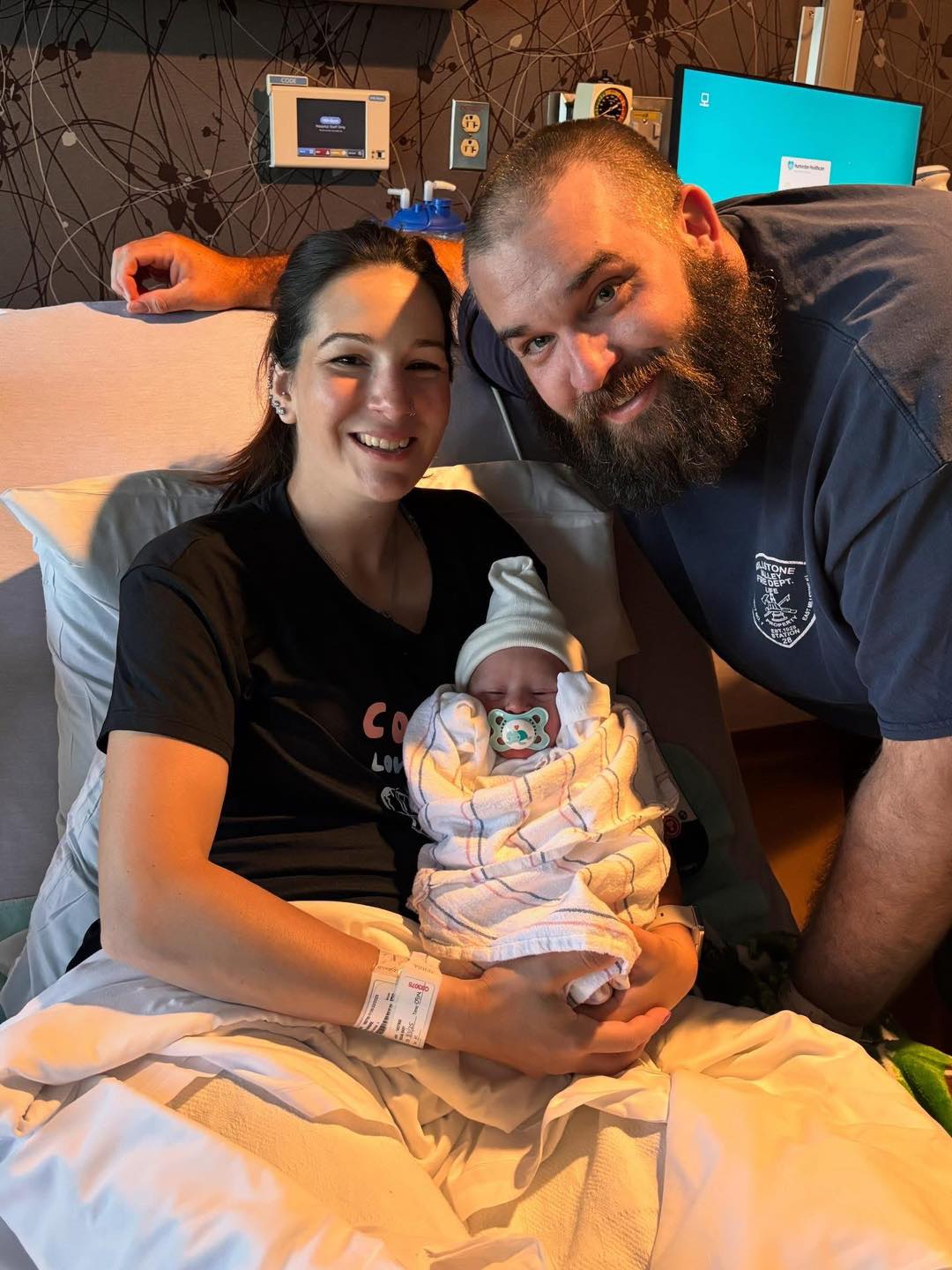 💚BIRTH ANNOUNCEMENT💚 Our fire company family has grown by one - with ...