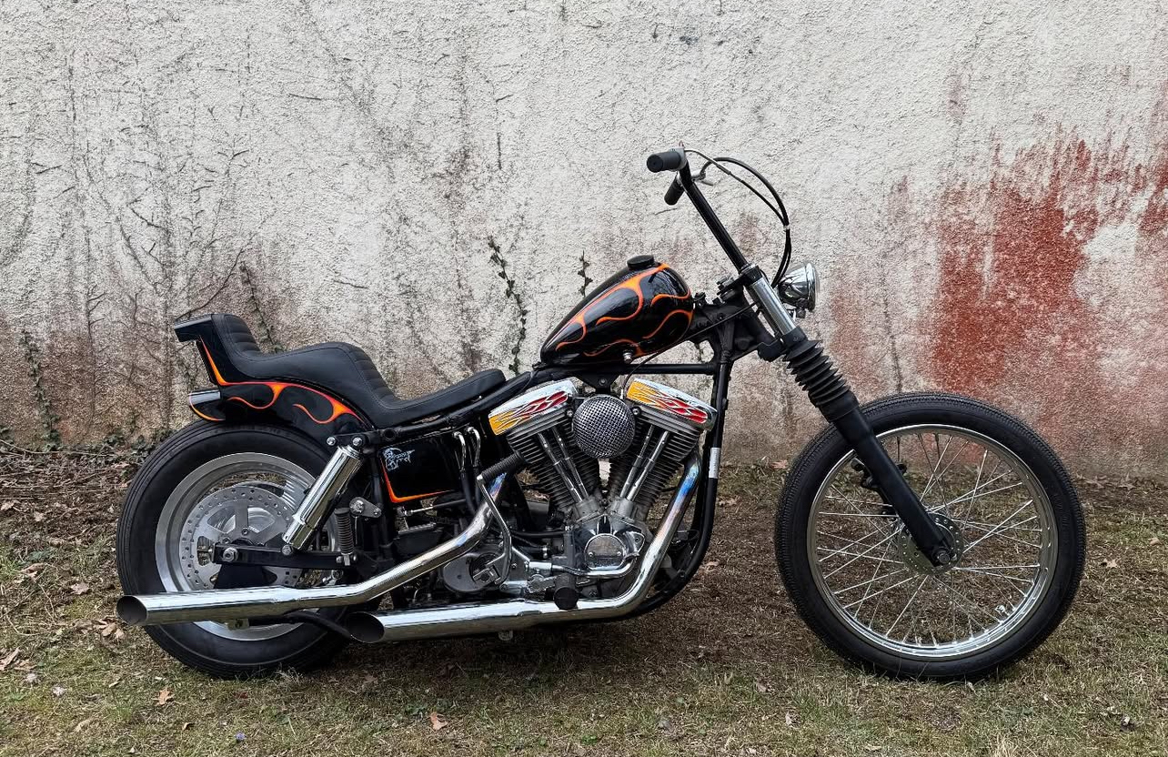 Check out @_death_co_choppers_ latest build. This 1985 FXSB Evo