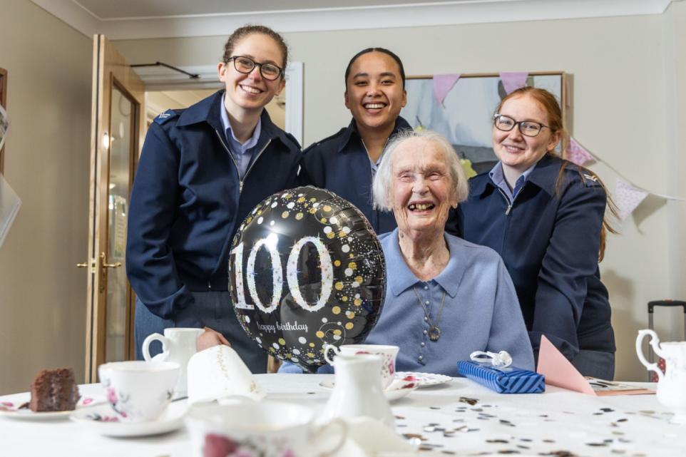 Veterans' Foundation - Happy 100th birthday, Anne Burchell, a former ...