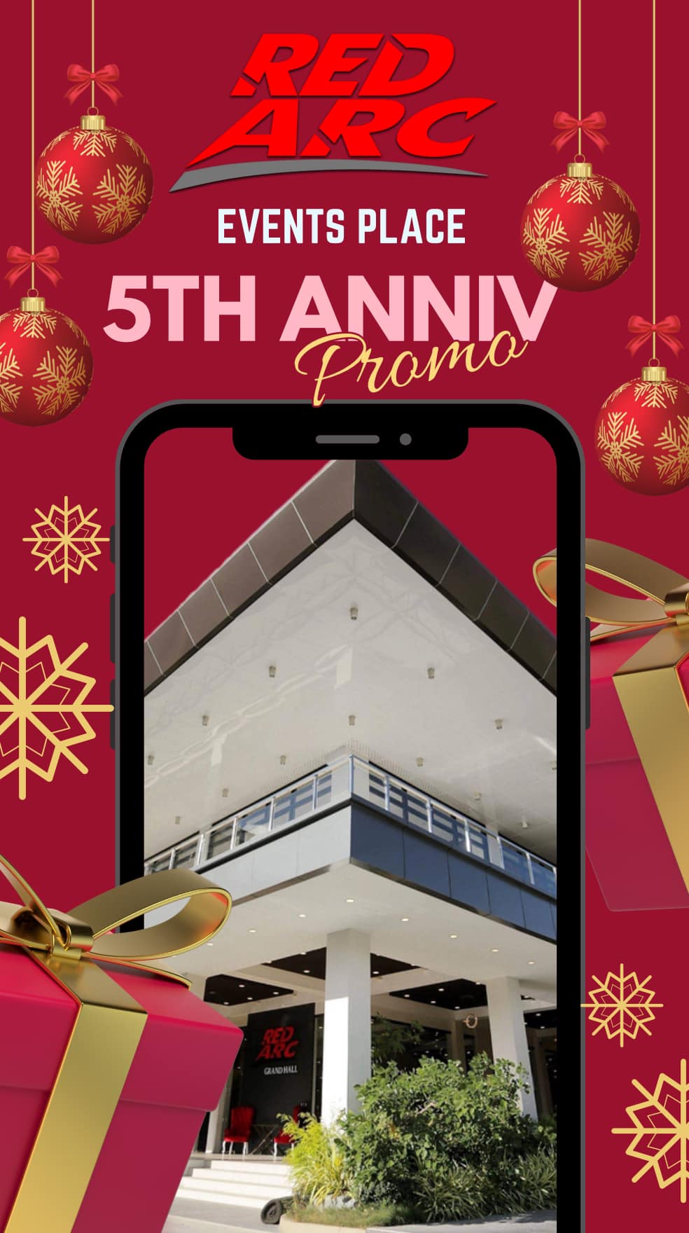 Red Arc Events Place - 🎄 It’s Christmas Time and Red Arc Events Place ...