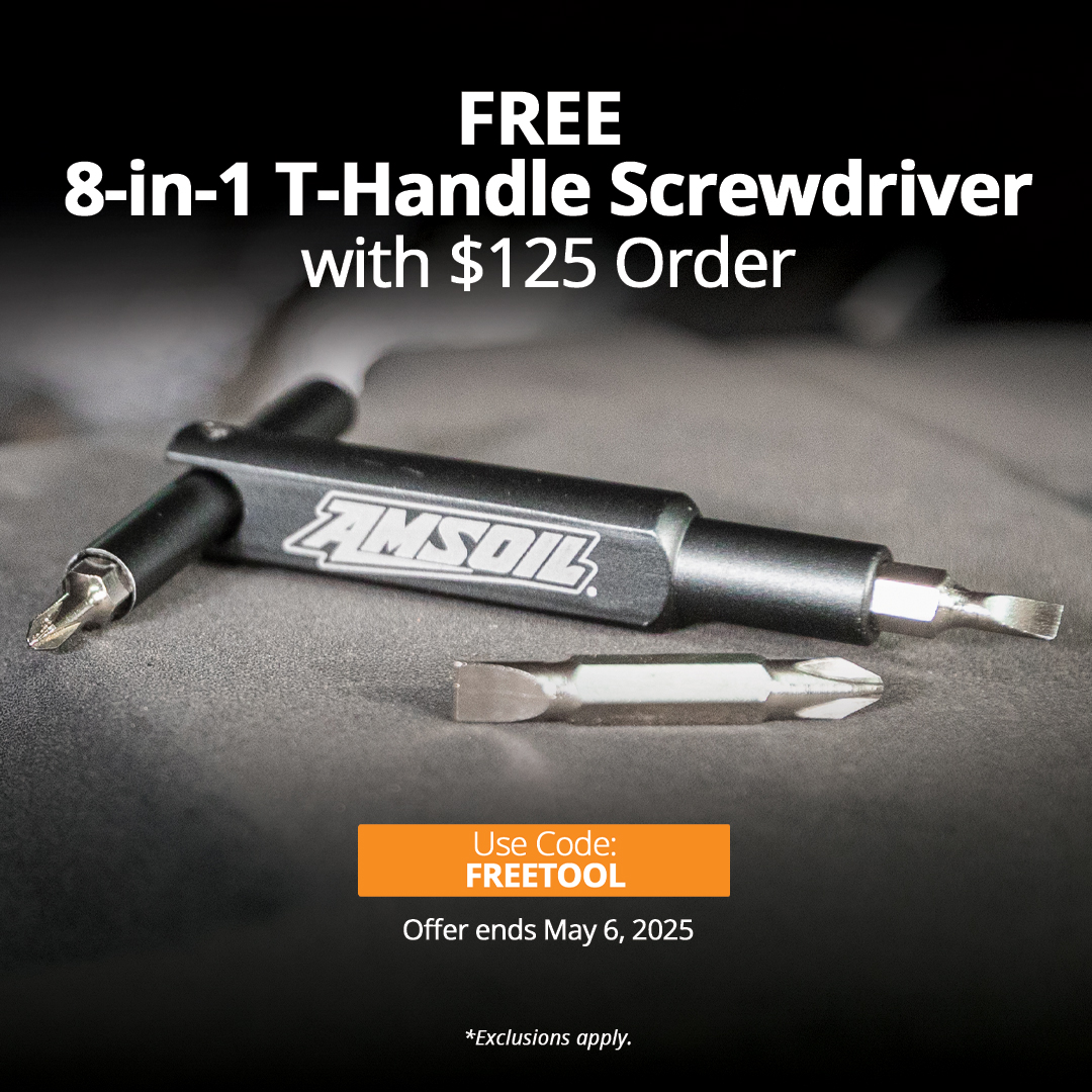 AMSOIL - ⏰ For a limited time, receive a Free 8-in-1 T-handle ...