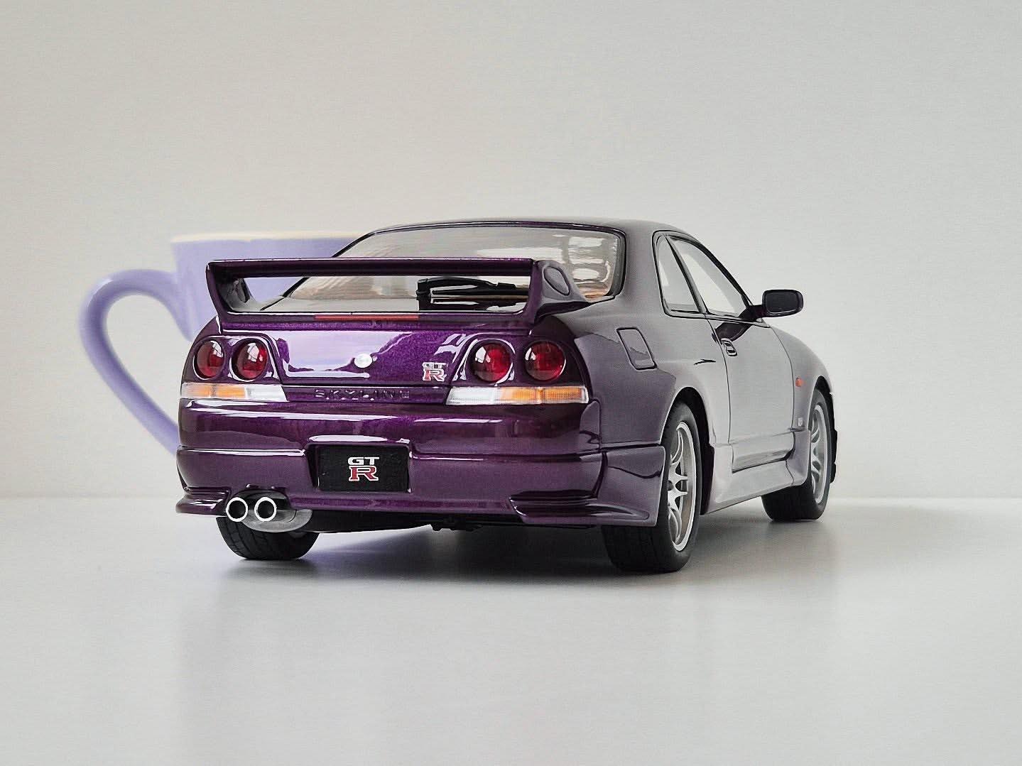 NISSAN SKYLINE GT-R R33 V-SPEC MIDNIGHT PURPLE 1995 Otto 1:18