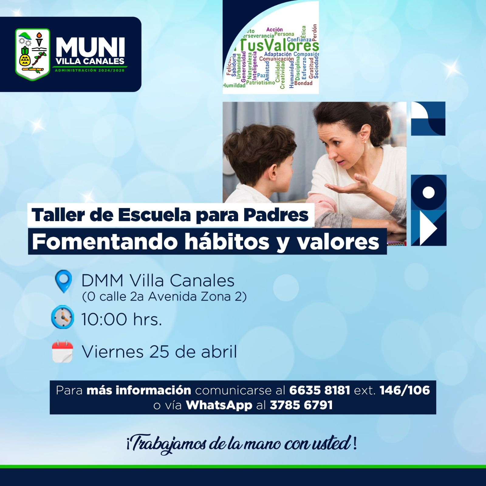 Municipalidad - ¡Taller de Escuela para Padres! Tema: Fomentando ...