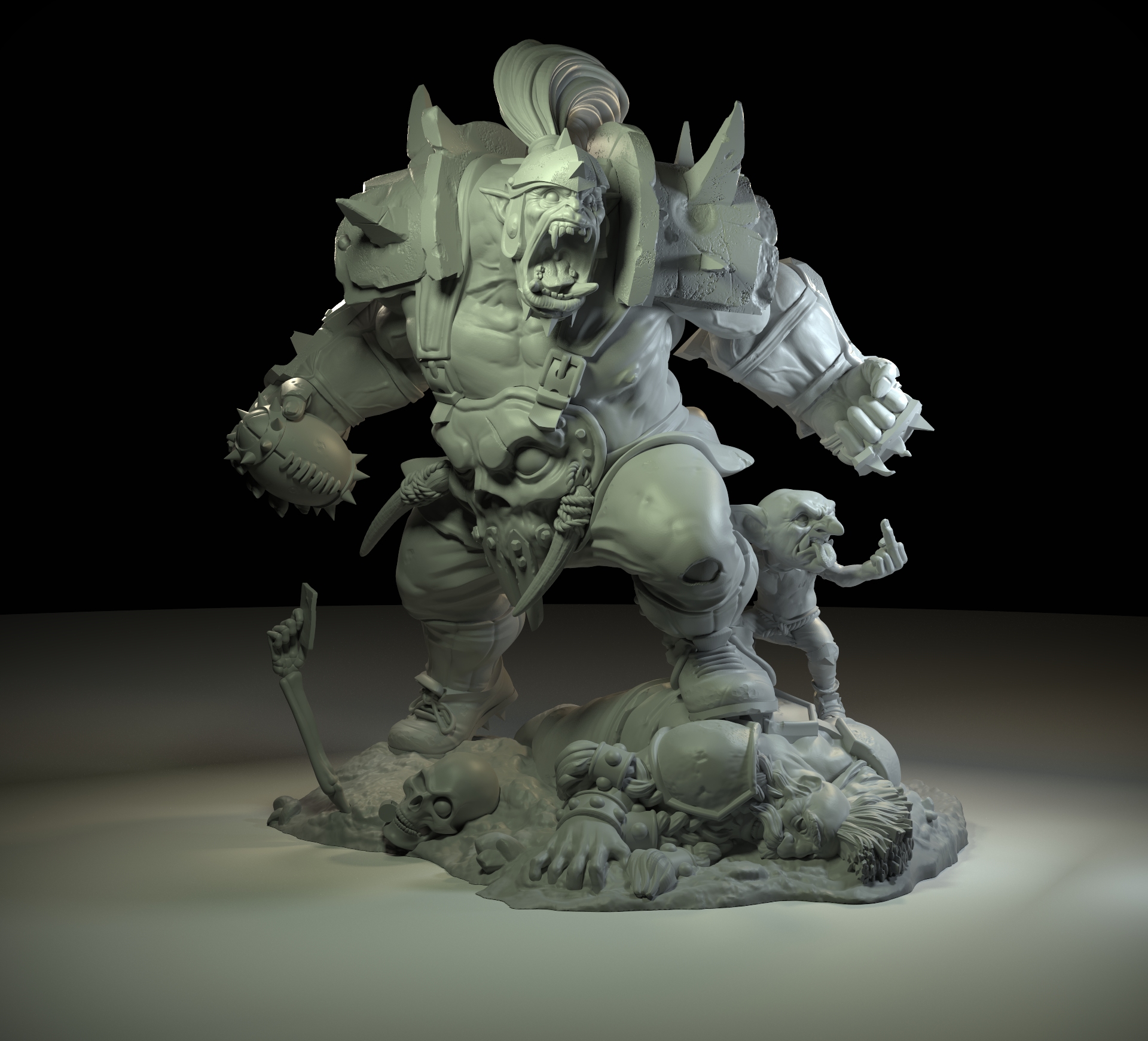 Javier G. Ureña - Gulk the Skullcrusher. Sculpted for... | Facebook