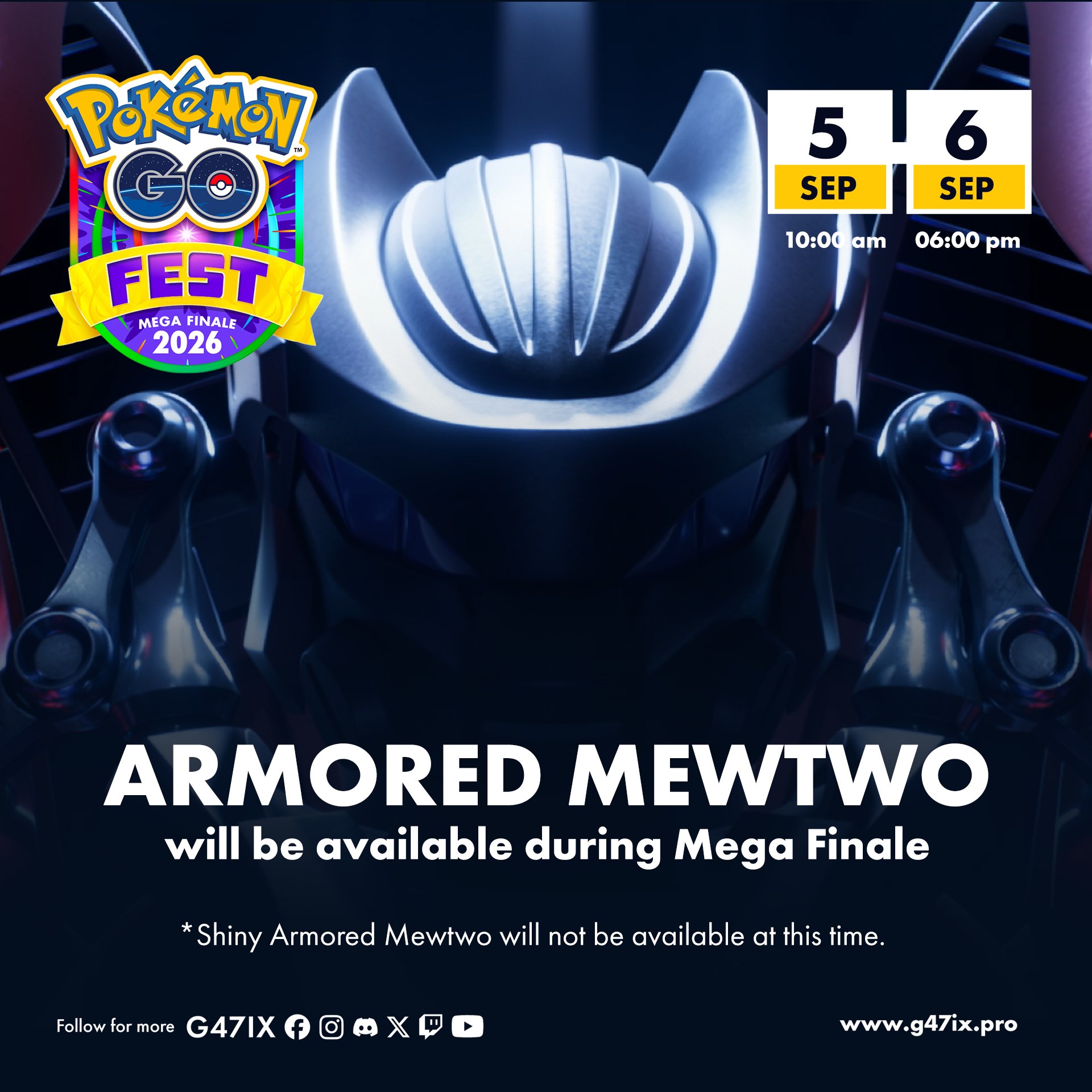 Armored Mewtwo returns for Pokemon Go Mega Finale