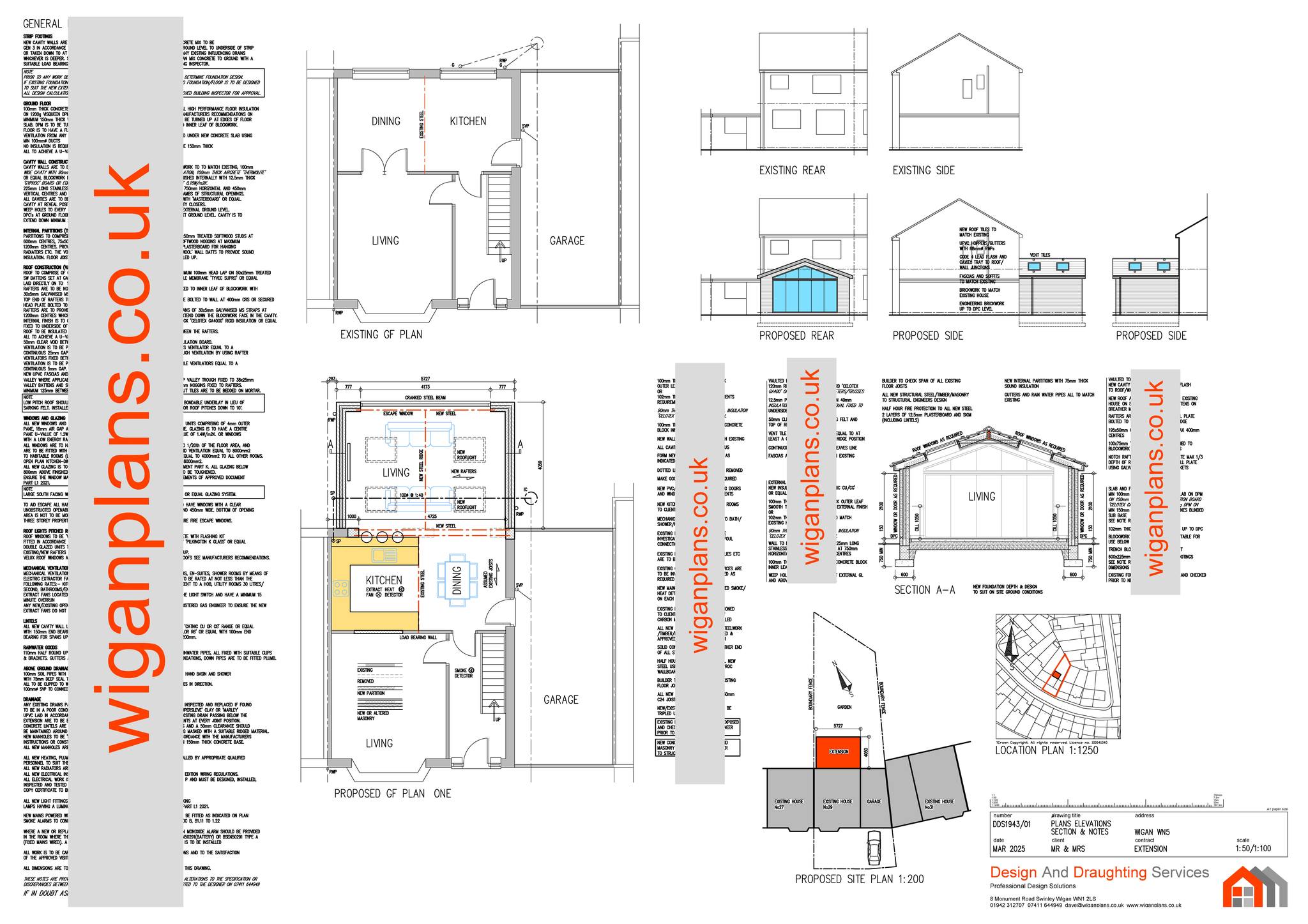 Design - Single Storey Extension Simple single storey rear extension to ...