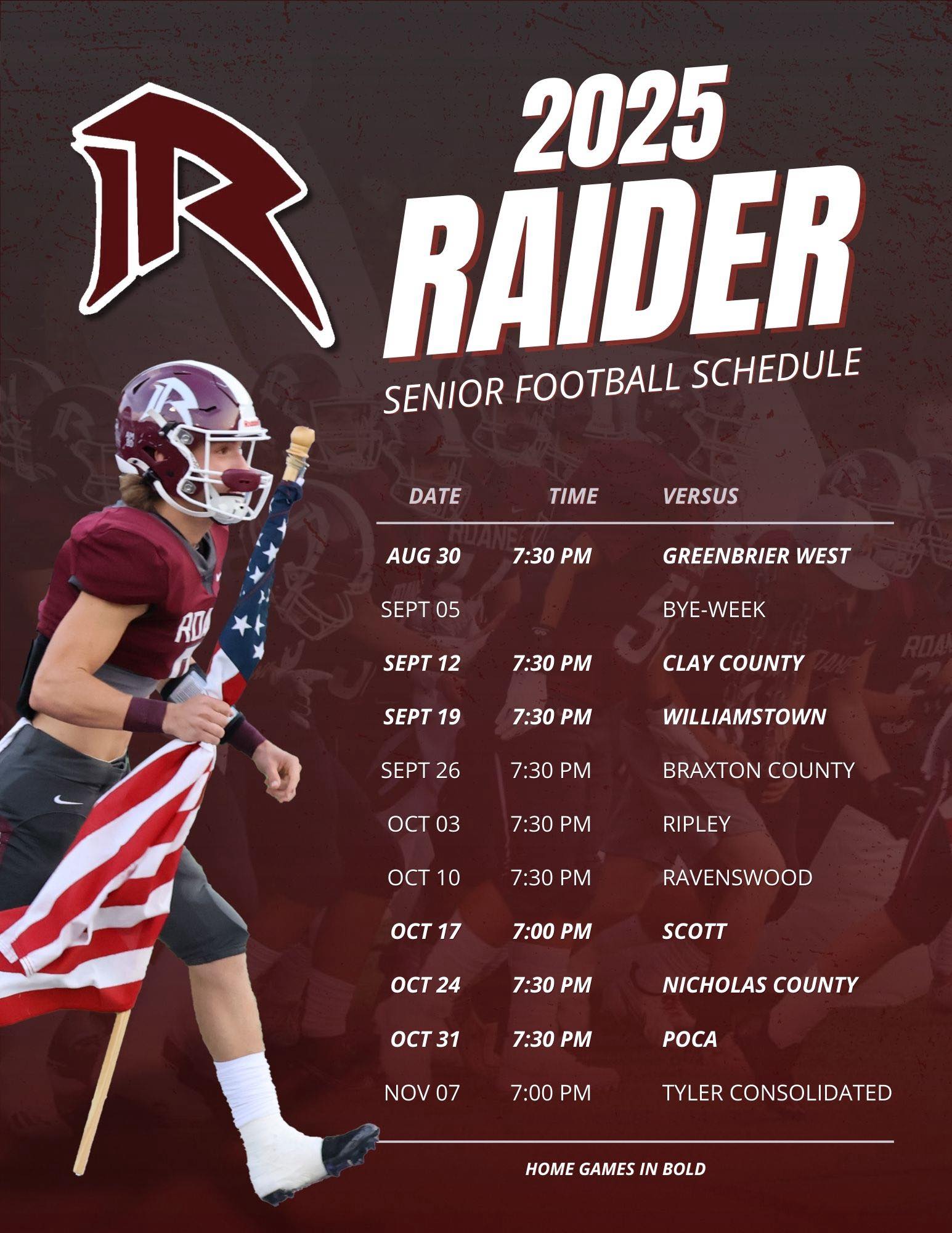 Roane County Raider Football - IT'S GAMEDAY! The 2022 edition of the ...
