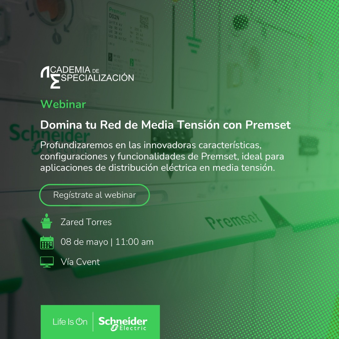 Schneider - Únete al webinar y descubre cómo #Premset combina seguridad ...