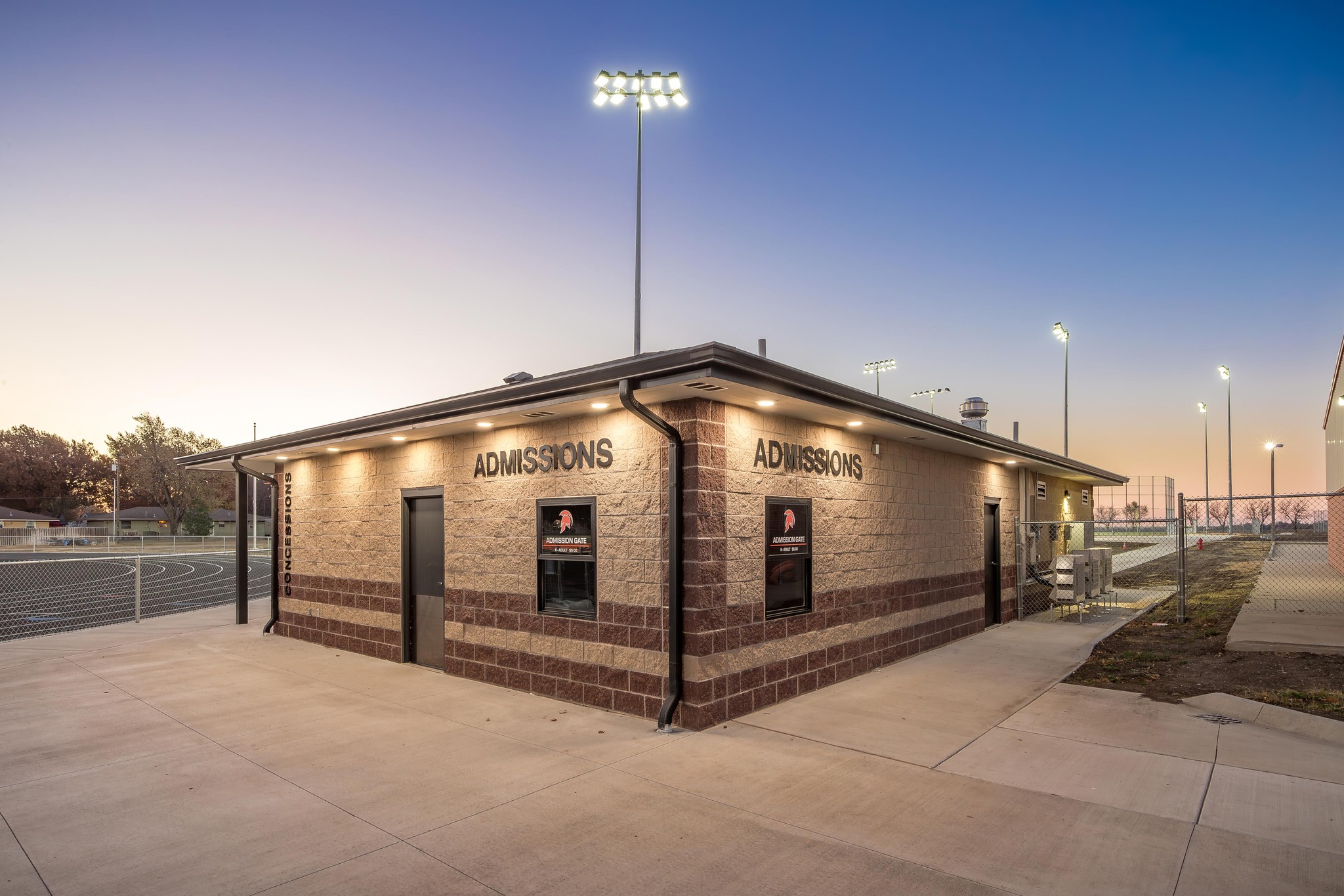 Hutton - The finished turf football field, stadium and... | Facebook