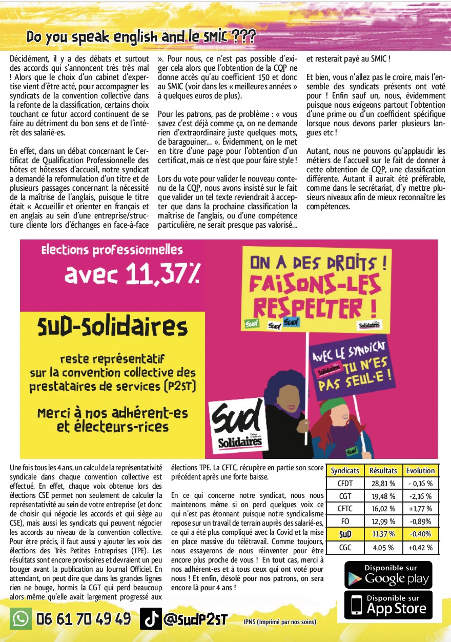 Animation commerciale Syndicat Sud Solidaires - Augmentation de l ...