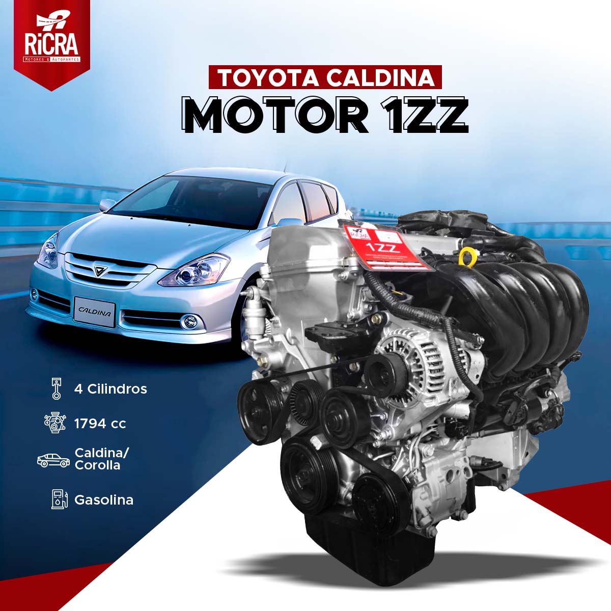 Ricra Motores & Autopartes - Dale una nueva vida a tu Toyota Caldina ...