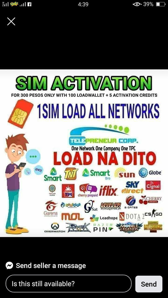 1 Sim Load to All Network by sheryl