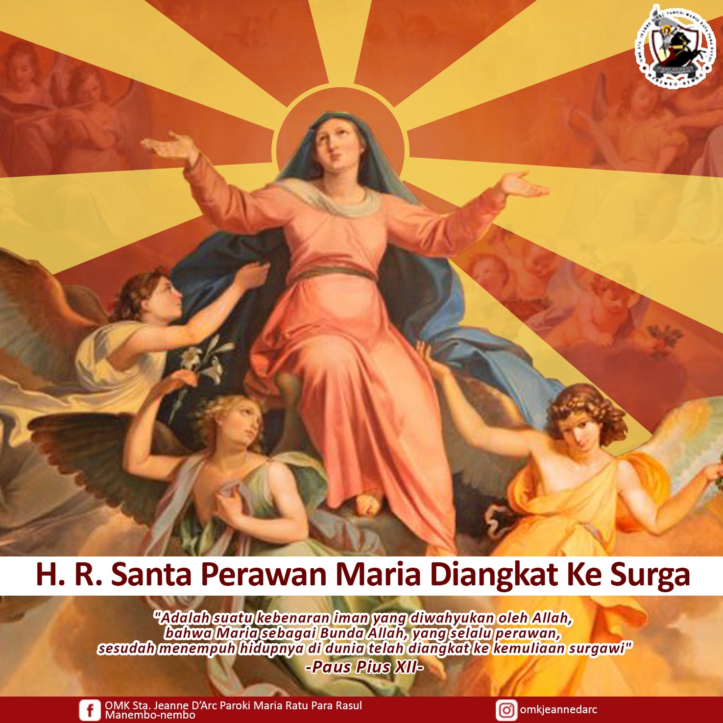 OMK Sta. Jeanne D'Arc Paroki Maria Ratu Para Rasul Manembo-nembo | Bitung