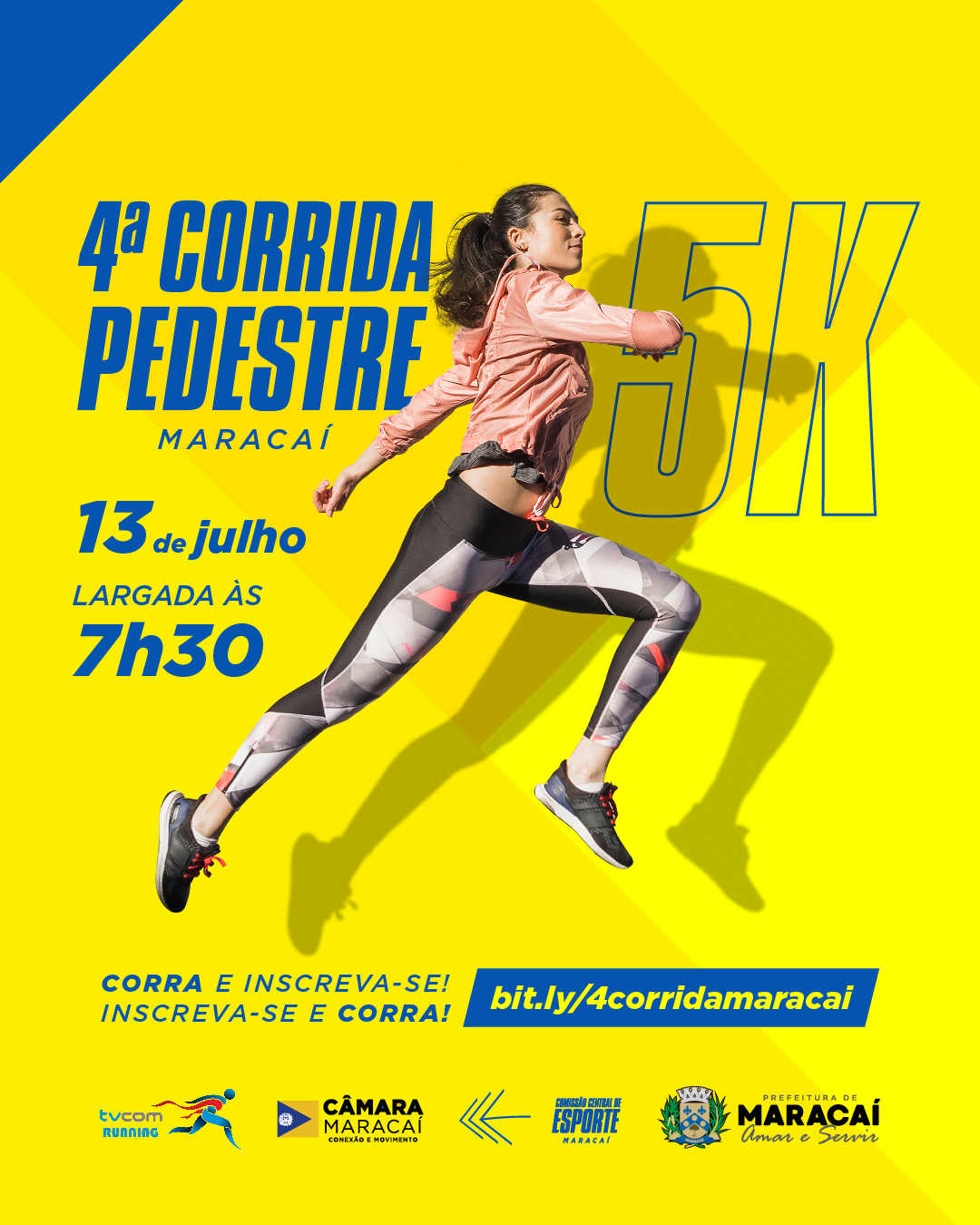 Prefeitura - 🏃‍♀️💨 VEM AÍ A 4ª CORRIDA PEDESTRE DE MARACAÍ – 5K ...