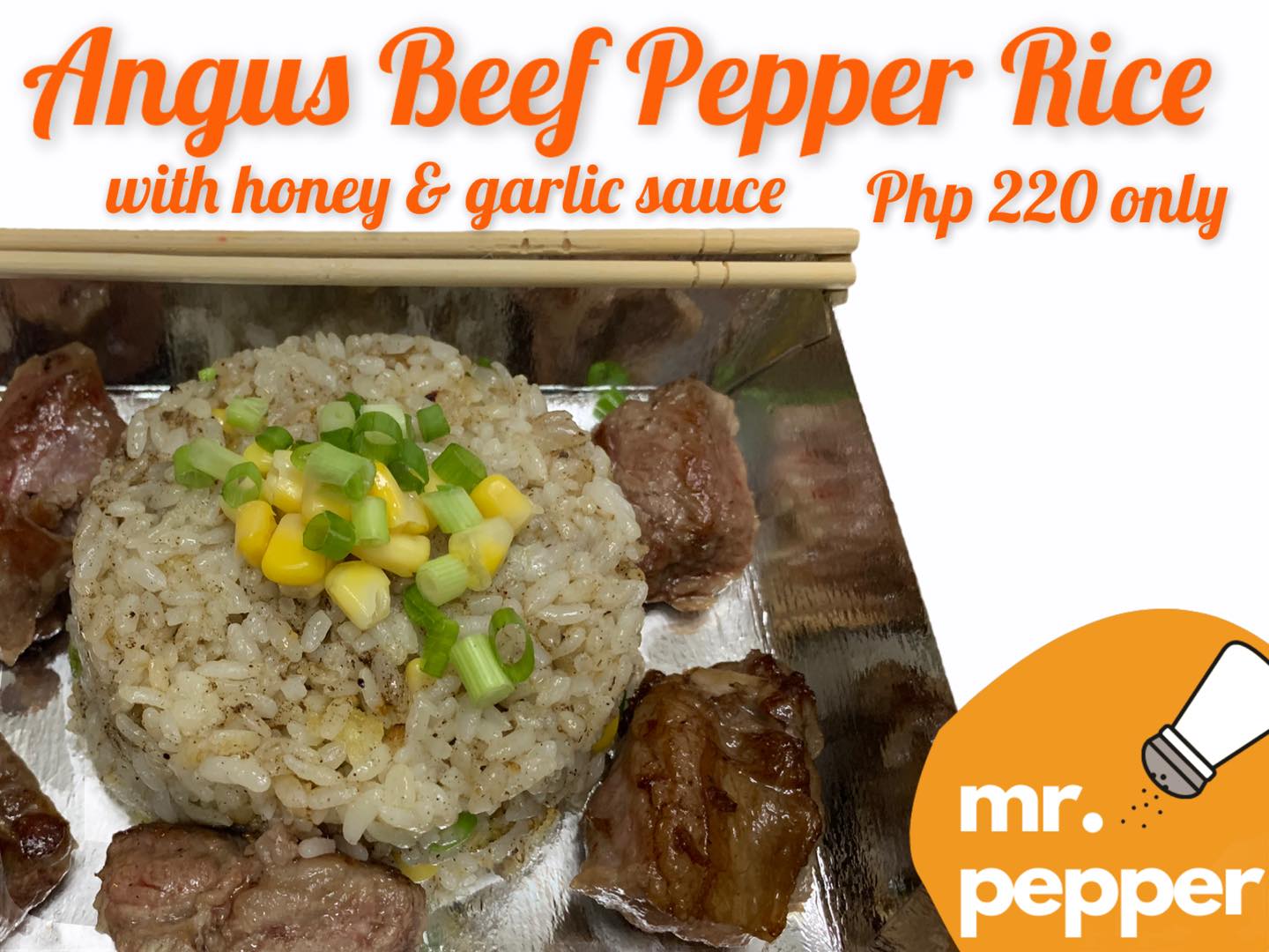 Mr - Introducing our Angus beef pepper rice made with real Japanese ...