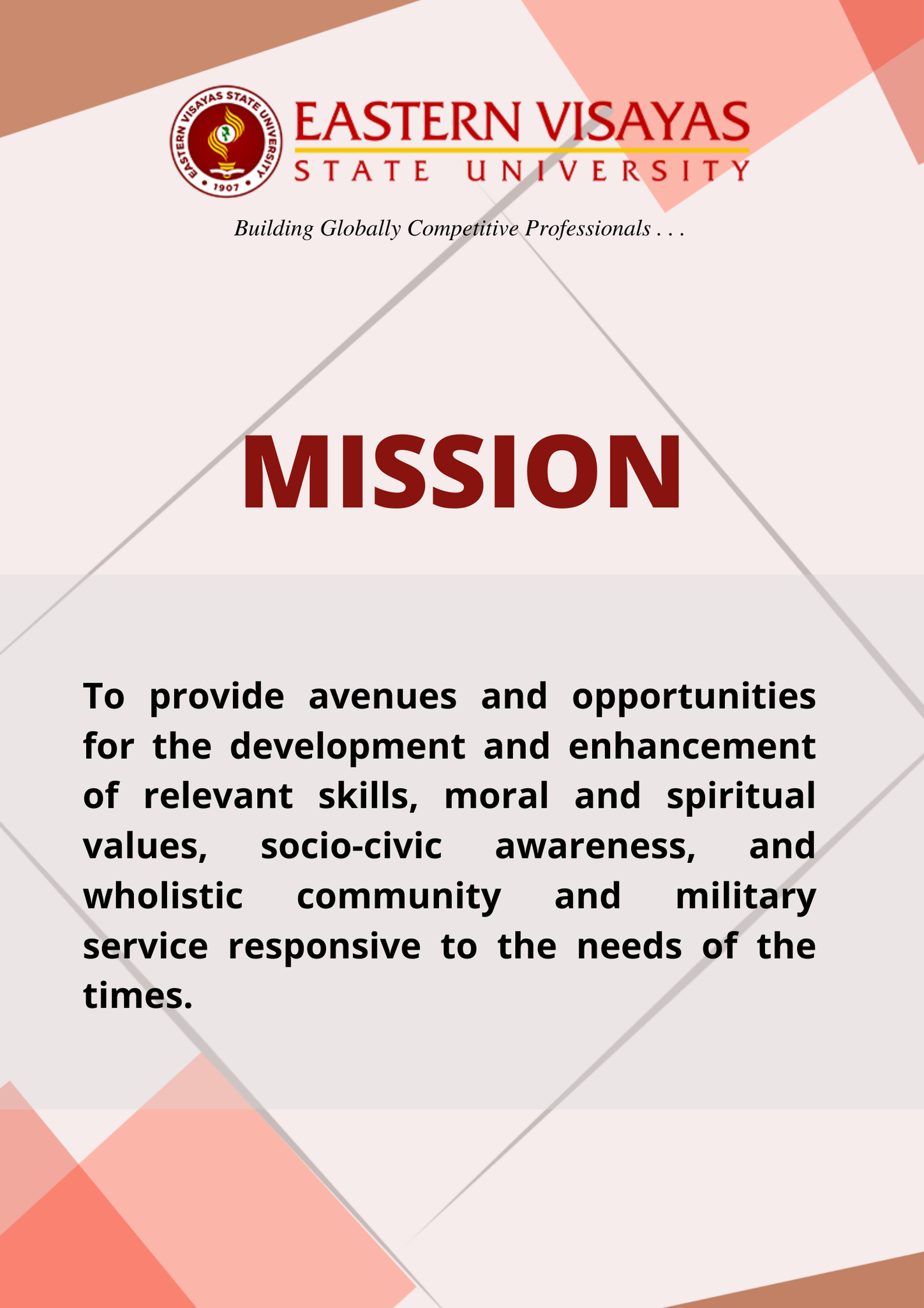 Eastern Visayas State University National Service Training Program ...