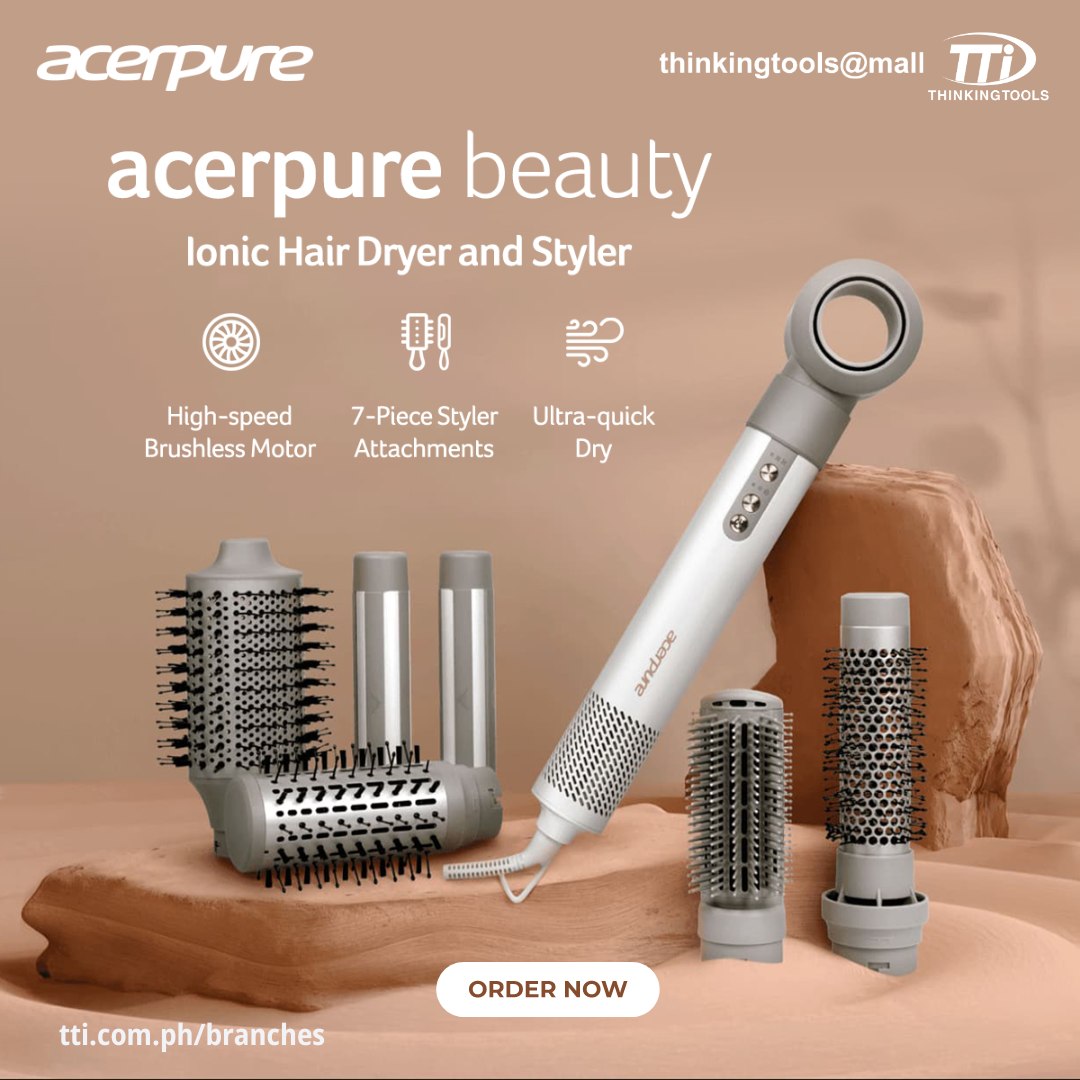 💇‍♀️ Meet the Acerpure Beauty Ionic Hair Dryer and Styler DS744