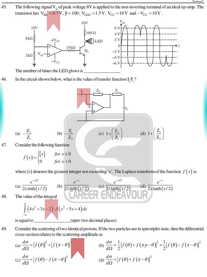 GATE TEST SERIES -3 plzz solve these Red mark questions