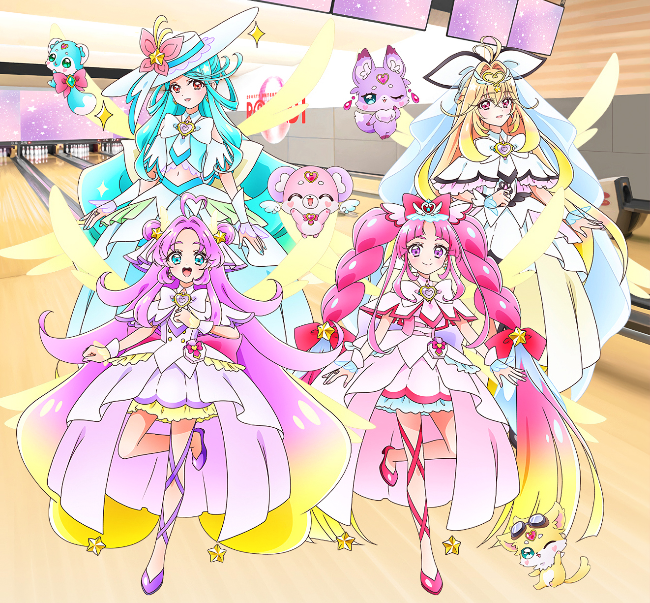 プリキュアオールスターズ】トゥインクル缶バッジ 4 Foo！