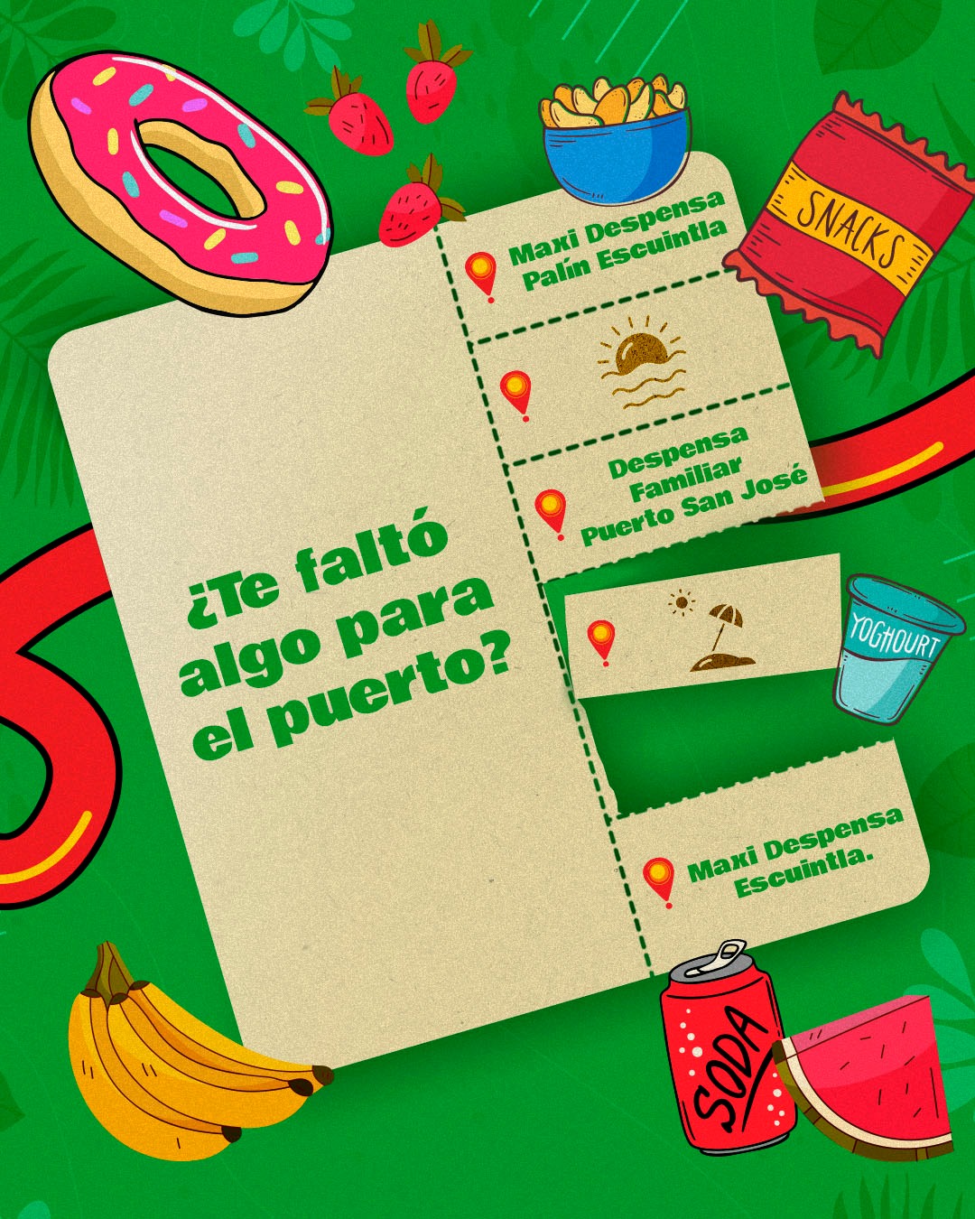 Despensa - ¿Te faltó algo para este verano? 🤩 Pasa a nuestras tiendas ...