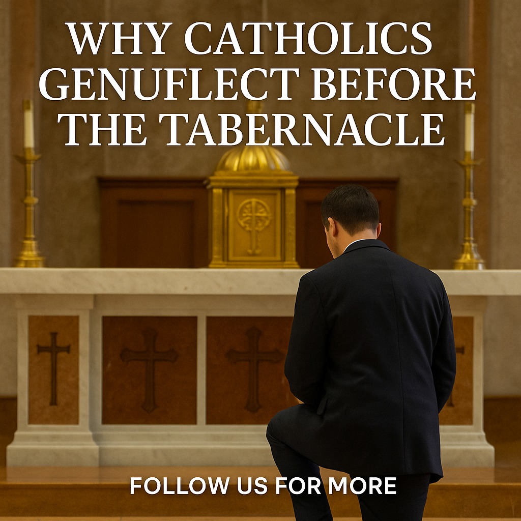 Proudly - Why Catholics Genuflect Before the Tabernacle If you’ve ever ...