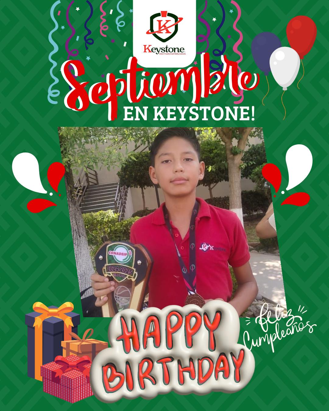 Keystone - 🎉 ¡Feliz cumpleaños! 🎂 💚🎈 Hoy te celebramos con todo el ...