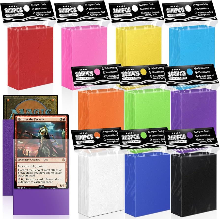 pokemon cards bending in sleeves EVORETRO Perfect Fit Card - 400 Clear Penny Sleeves for Cards, MTG, Yu-Gi-Oh, Lorcana, One Piece, Dragon Ball if your card is bending,