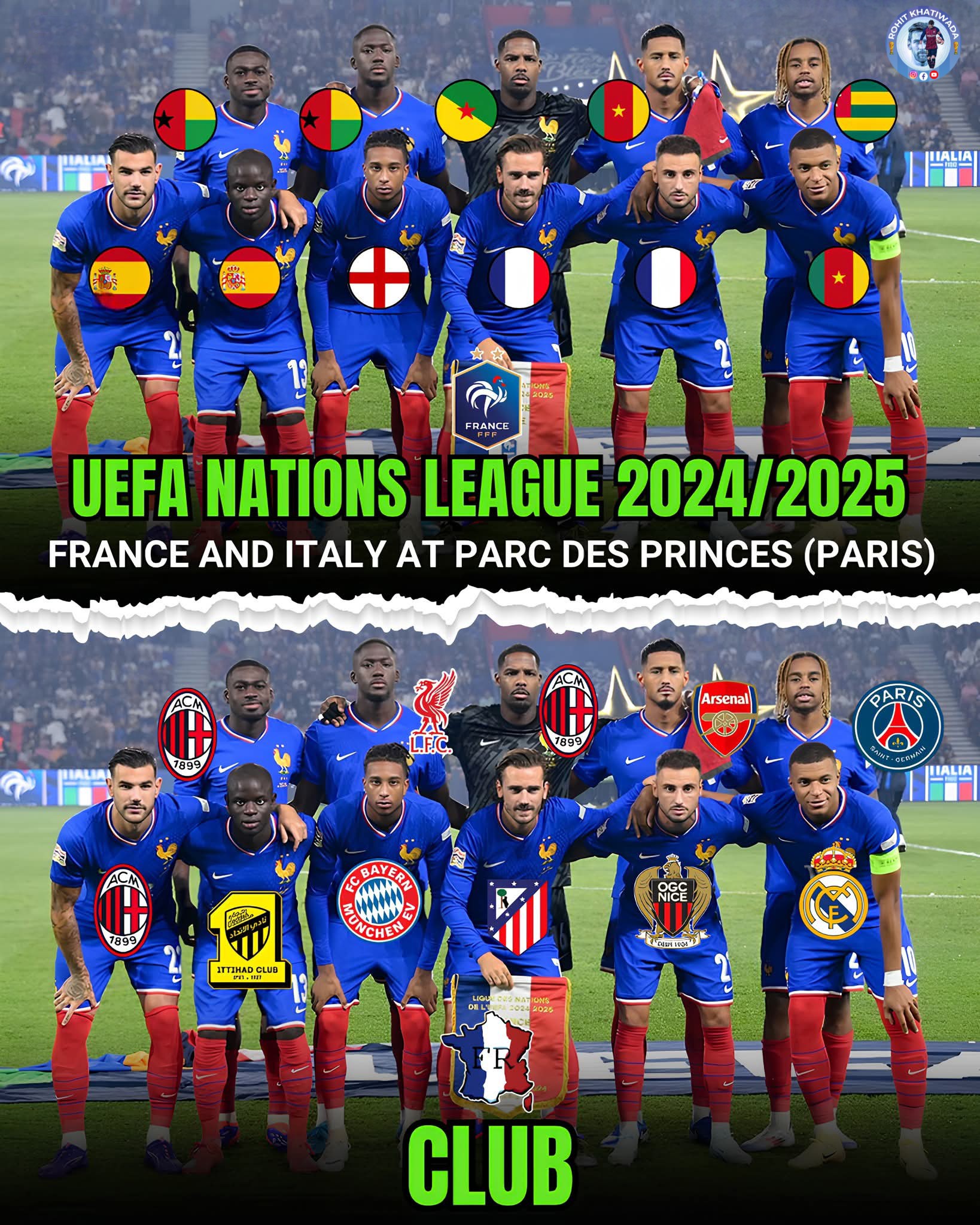 Maillot France Pro Griezmann Ligue Des Nations 2024 - Manches Longues - Taille M - Nike
