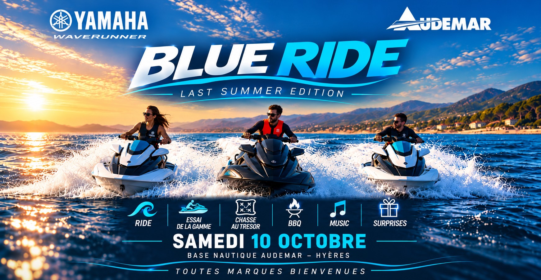 AUDEMAR YAMAHA BLUE RIDE • Samedi 10 octobre