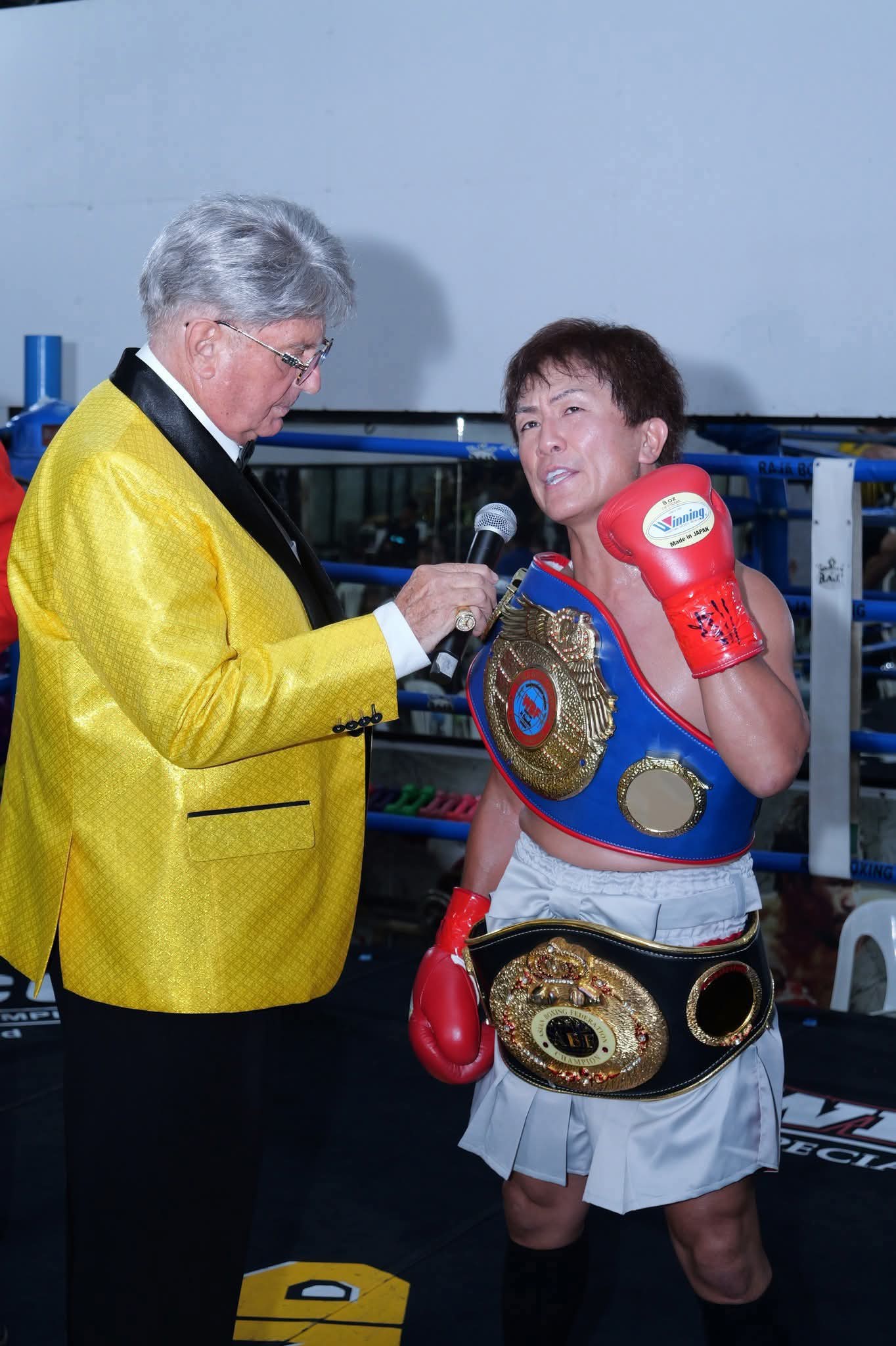 Japanese boxer Toshihiko Era wins world title at 50